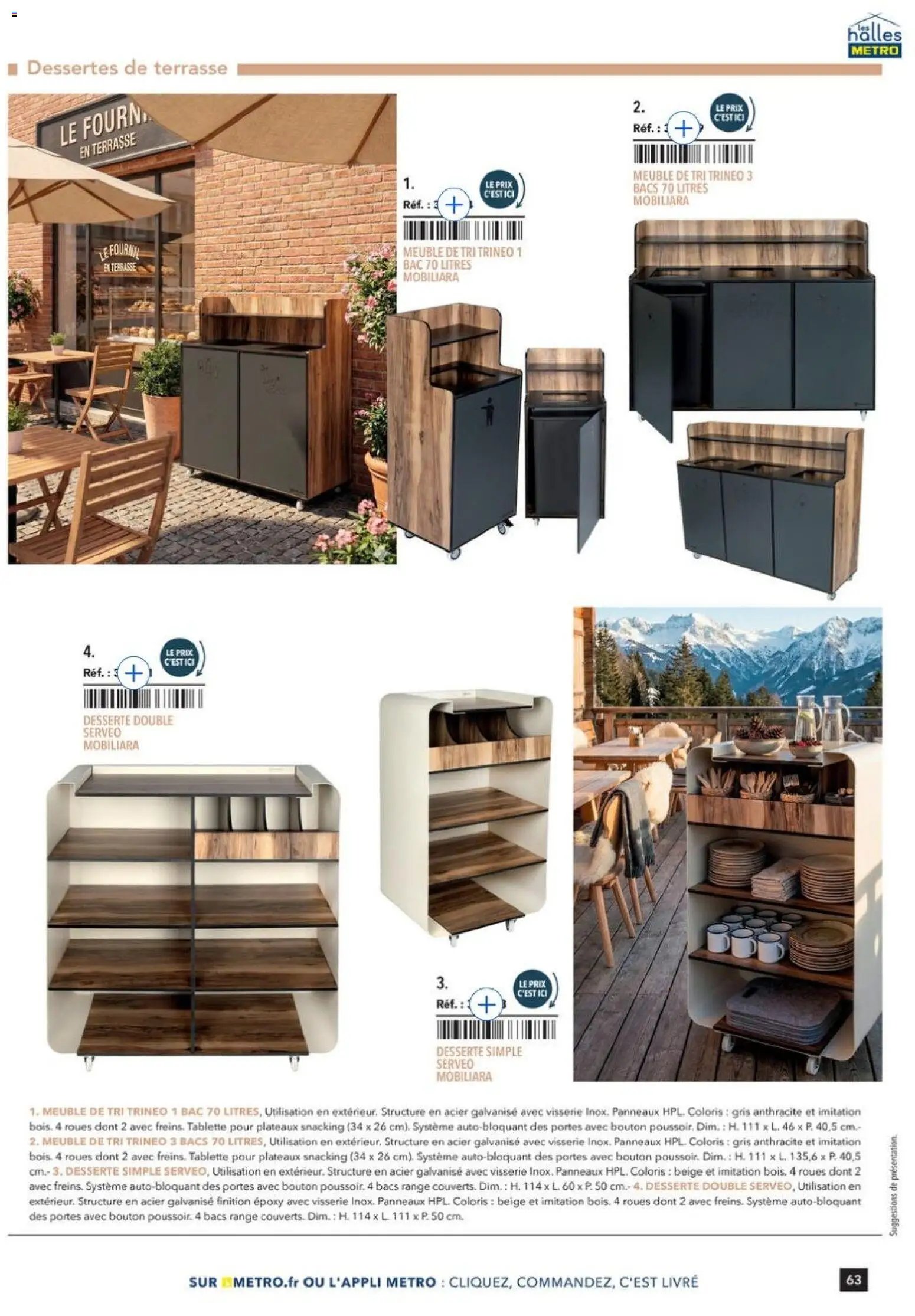 METRO catalogue à partir du 09/01/2026 Terrasse&salle Collection 2026