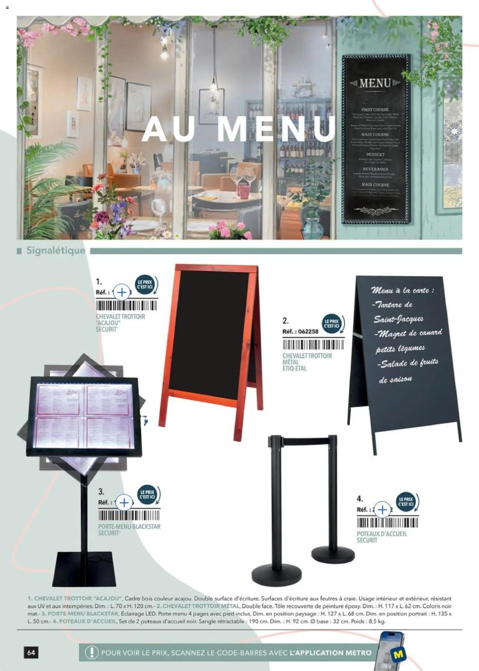 METRO catalogue à partir du 09/01/2026 Terrasse&salle Collection 2026