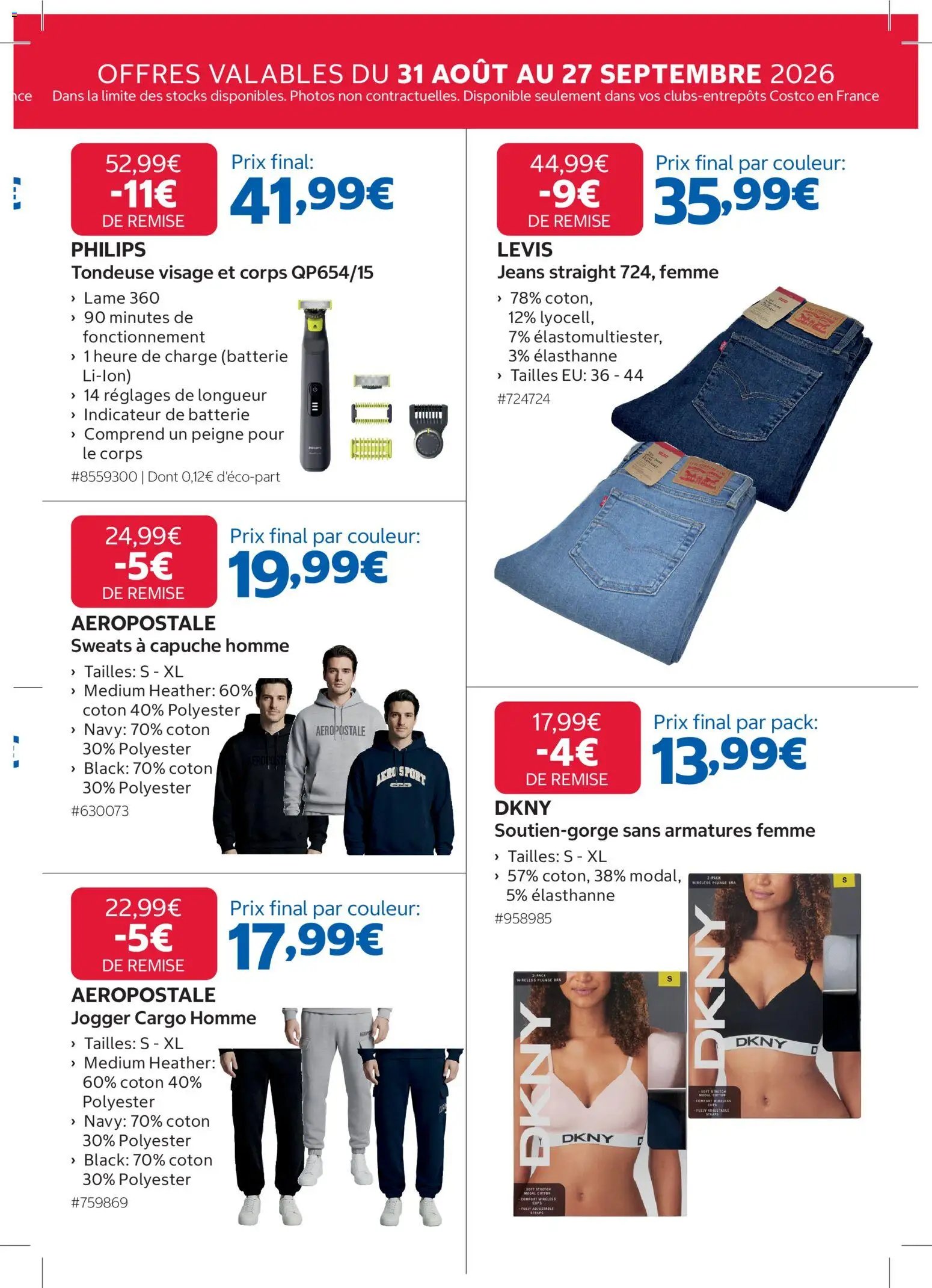 Costco catalogue à partir du 31/08/2026 Costco catalogue