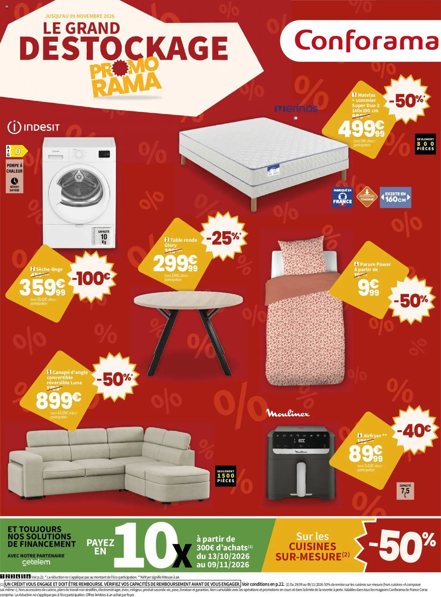 Conforama catalogue 13/10/2026 - nouveau prospectus