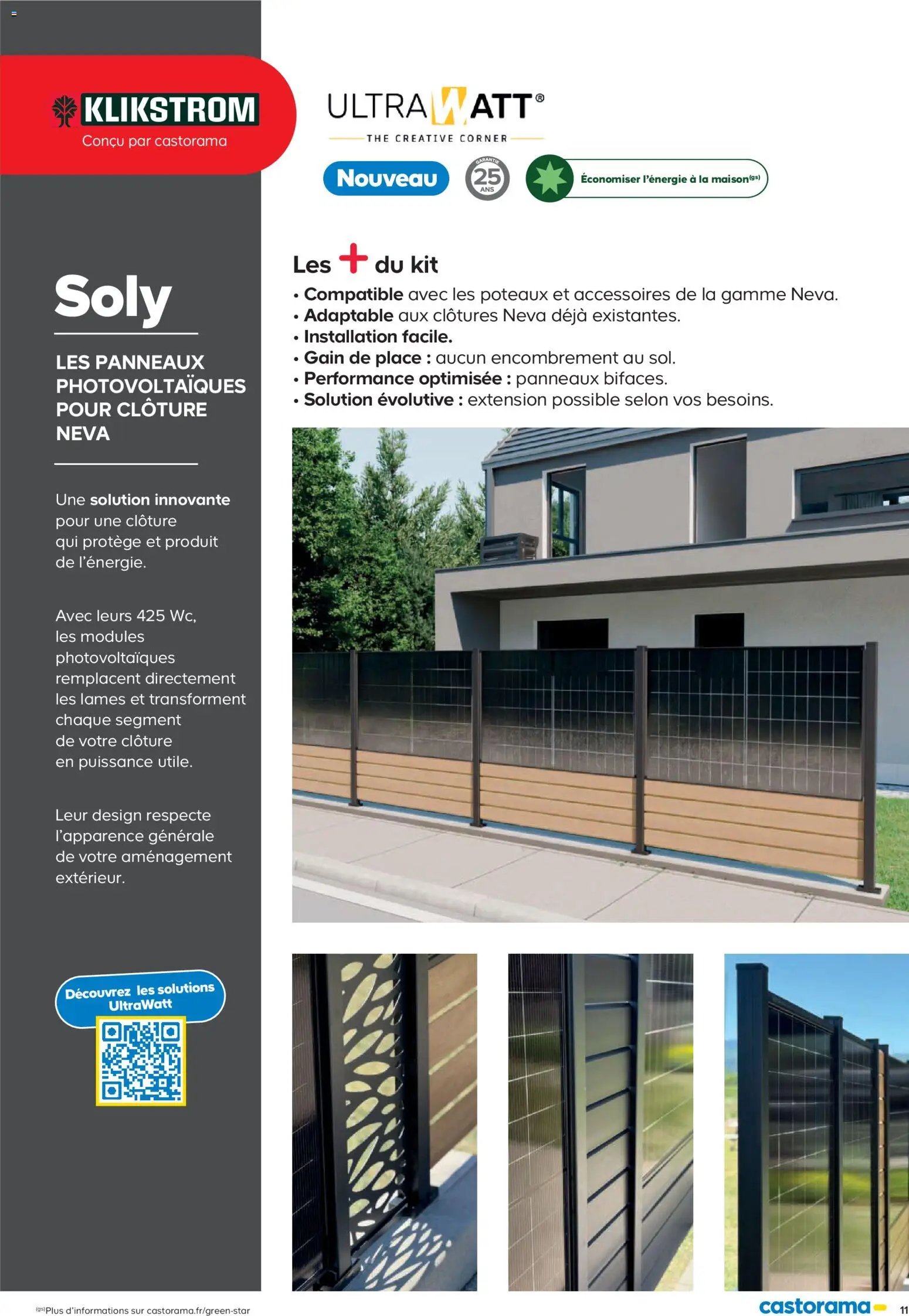 Castorama catalogue à partir du 26/02/2026 Clôture et terrasse Neva
