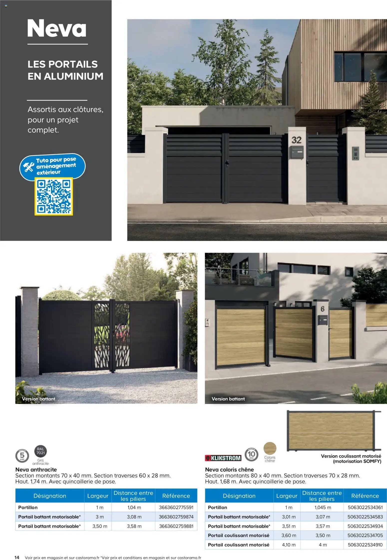 Castorama catalogue à partir du 26/02/2026 Clôture et terrasse Neva