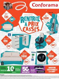Conforama catalogue à partir du 04/08/2026 Conforama Rentrée à prix cassés