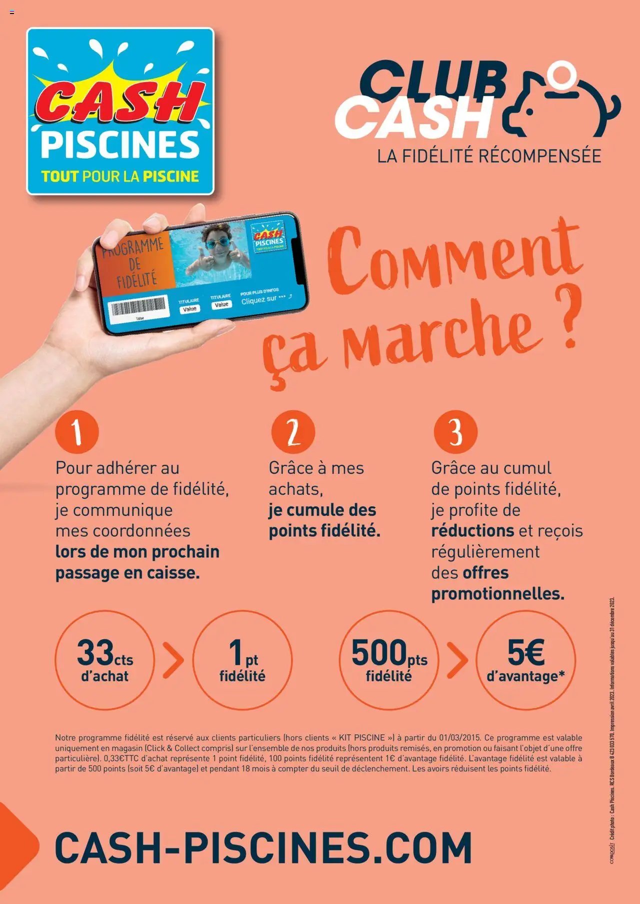 Cash Piscines catalogue à partir du 01/03/2024 Guide de l'entretien