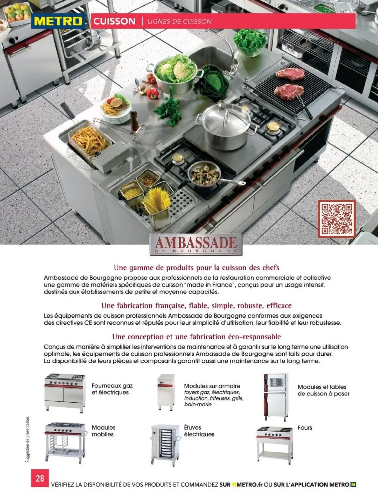 METRO catalogue à partir du 01/01/2025 #CHR Équipement