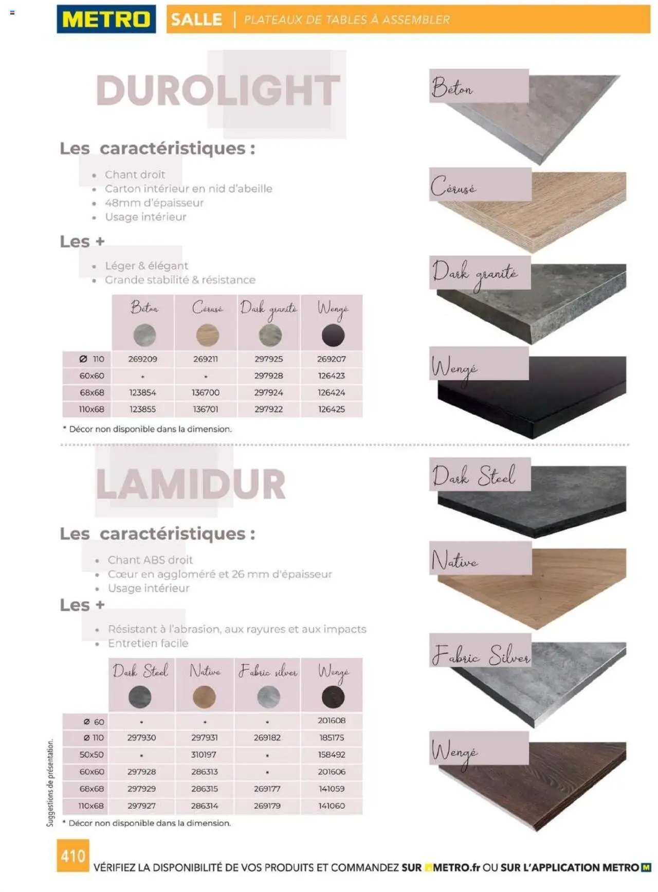METRO catalogue à partir du 01/01/2025 #CHR Équipement