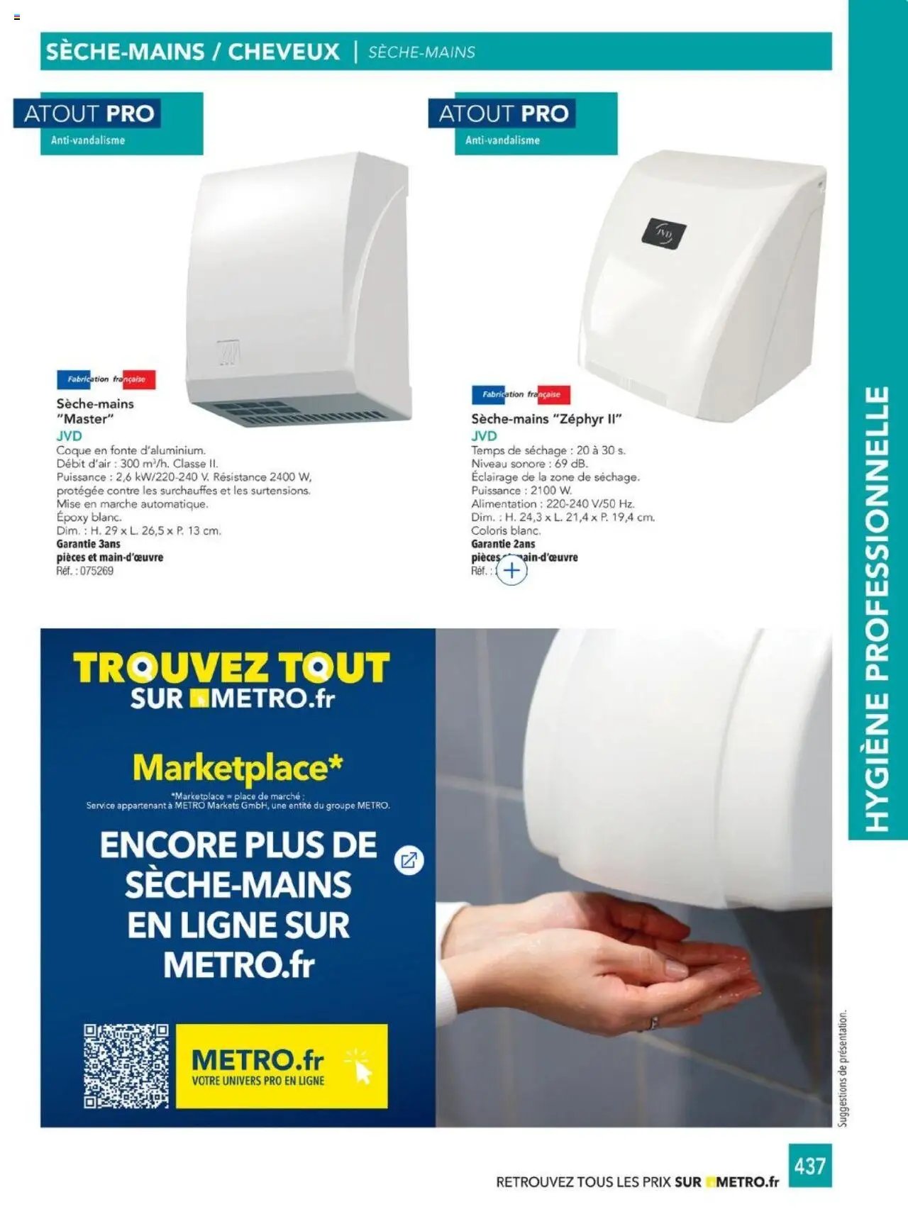 METRO catalogue à partir du 01/01/2025 #CHR Équipement