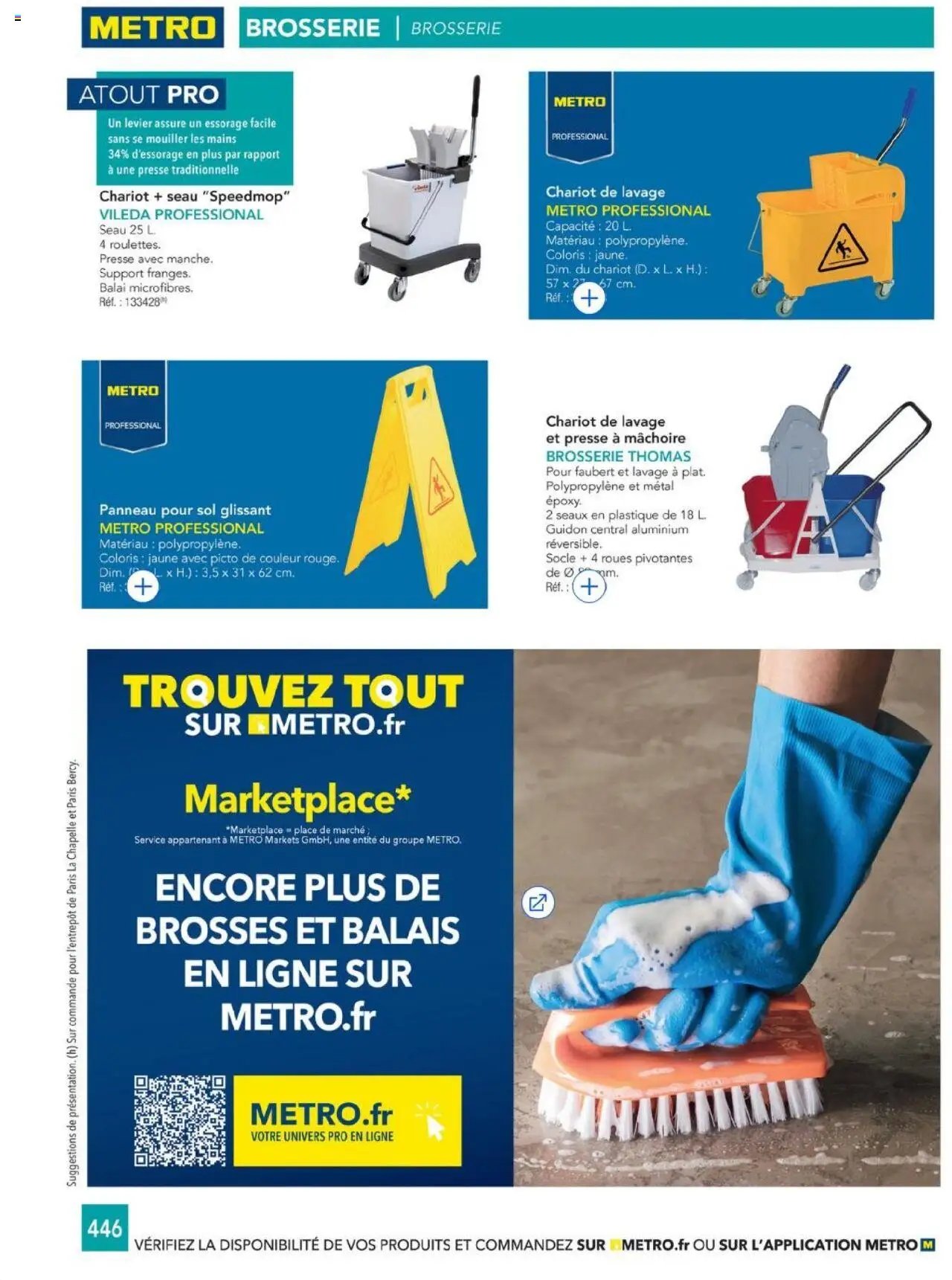 METRO catalogue à partir du 01/01/2025 #CHR Équipement