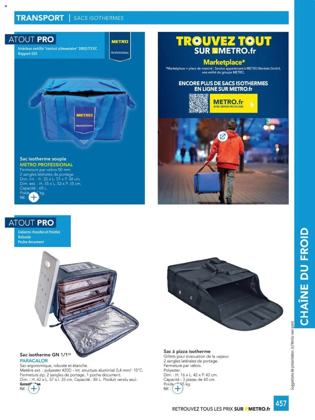 METRO catalogue à partir du 01/01/2025 #CHR Équipement