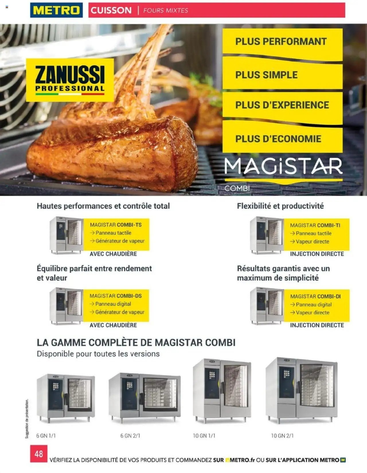 METRO catalogue à partir du 01/01/2025 #CHR Équipement
