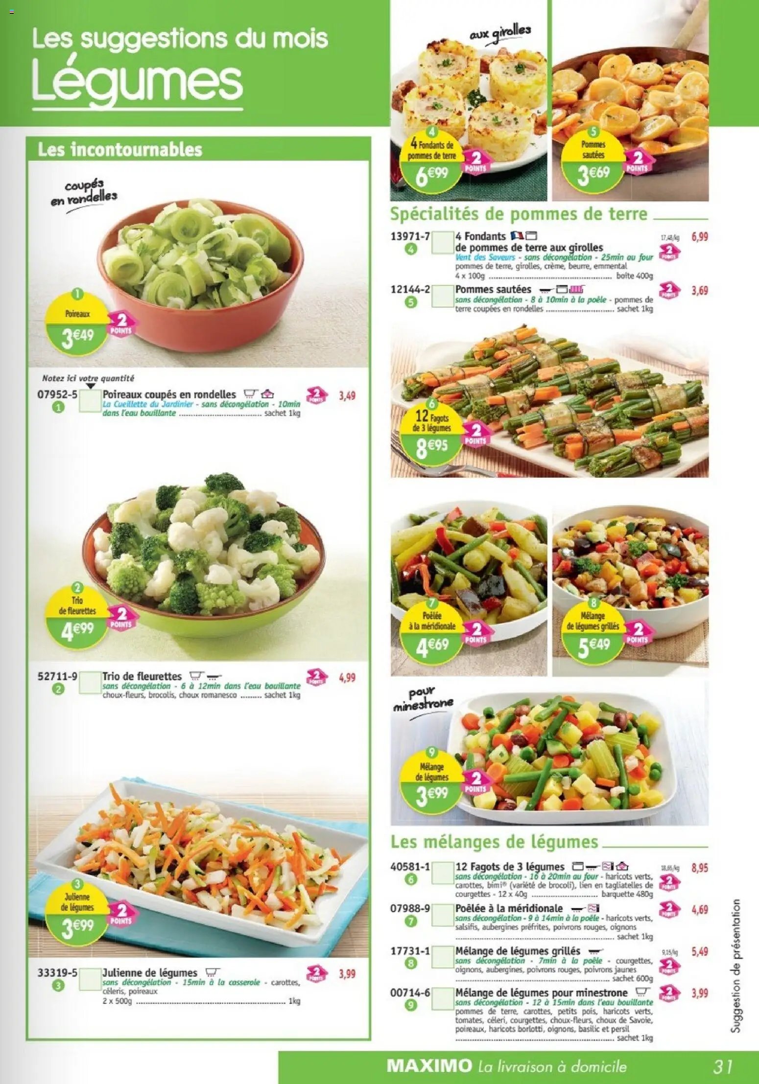 Maximo catalogue à partir du 23/01/2026 Catalogue