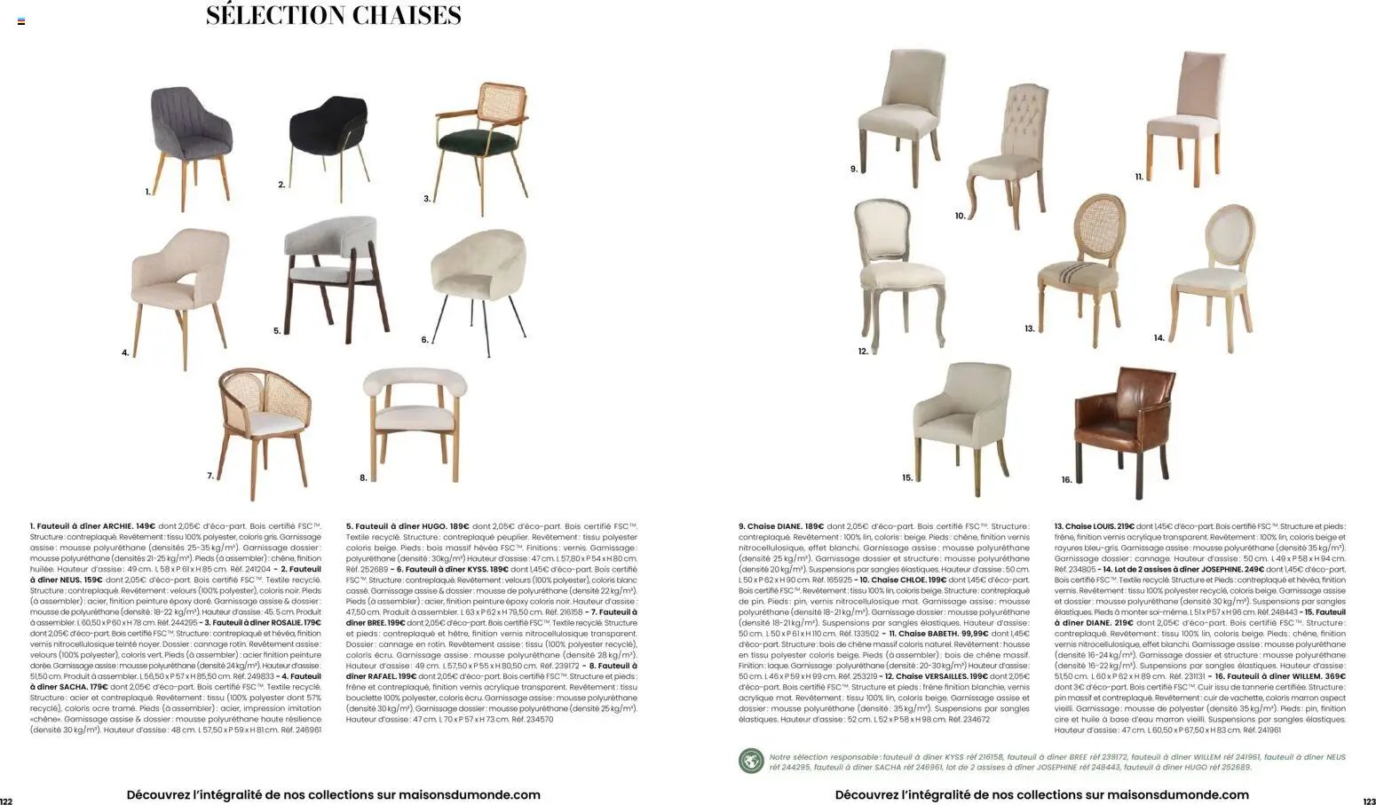Maisons du Monde catalogue à partir du 16/02/2026 Catalogue