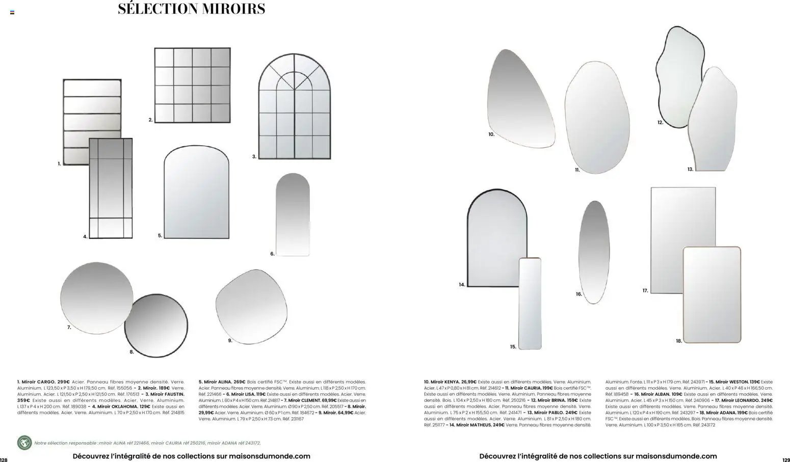 Maisons du Monde catalogue à partir du 16/02/2026 Catalogue