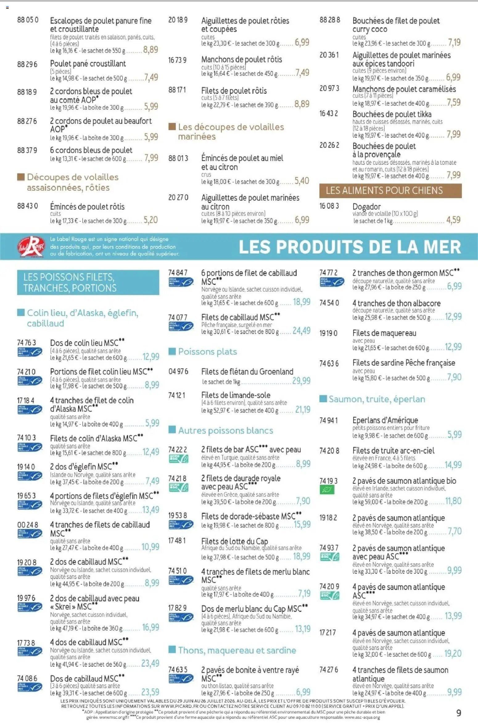 Picard catalogue à partir du 29/06/2026 Picard - Catalogue Trimestriel
