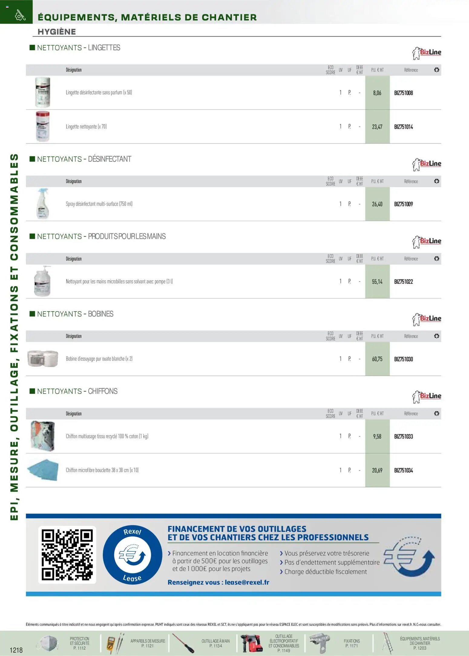 Rexel catalogue à partir du 01/09/2025 EPI, mesure, outillage, fixations et consommables