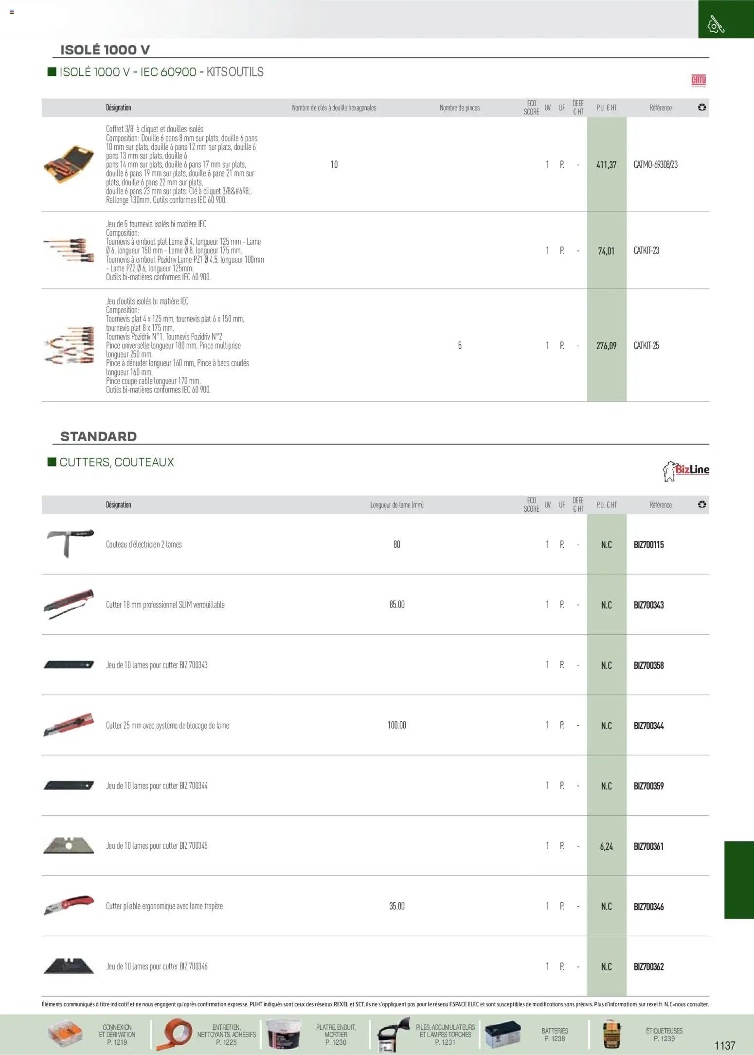 Rexel catalogue à partir du 01/09/2025 EPI, mesure, outillage, fixations et consommables