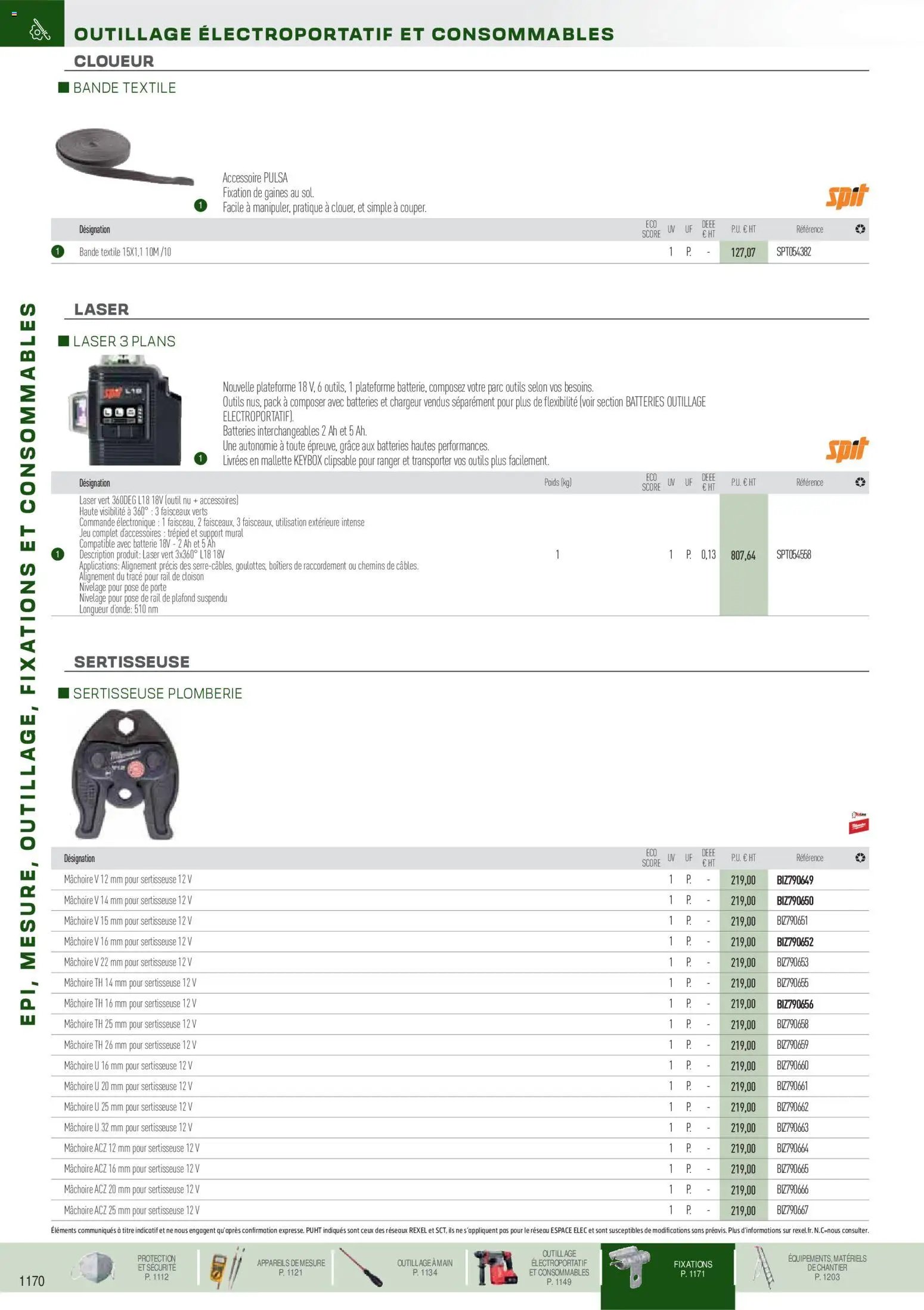 Rexel catalogue à partir du 18/11/2025 Brochure EPI, mesure, outillage, fixations et consommables