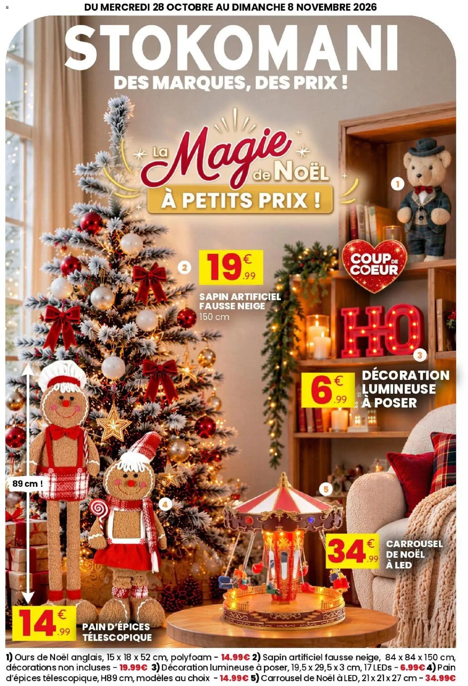 Stokomani Noël 2026 catalogue 28/10 - 08/11