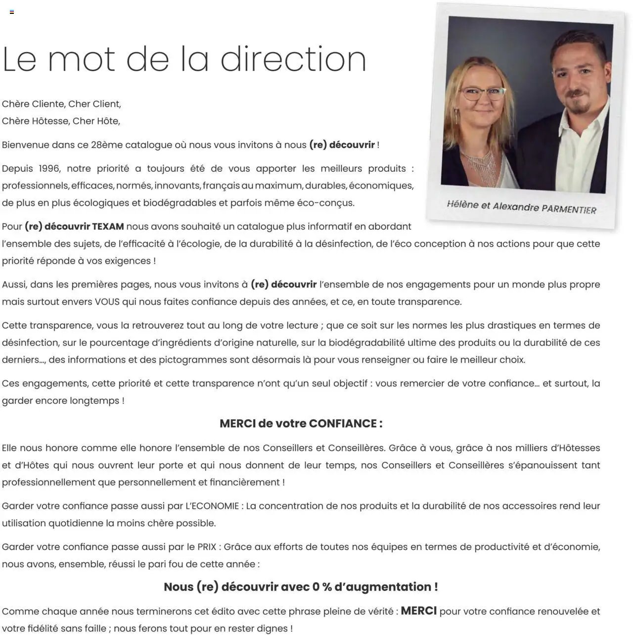 Texam catalogue à partir du 01/02/2025 Catalogue