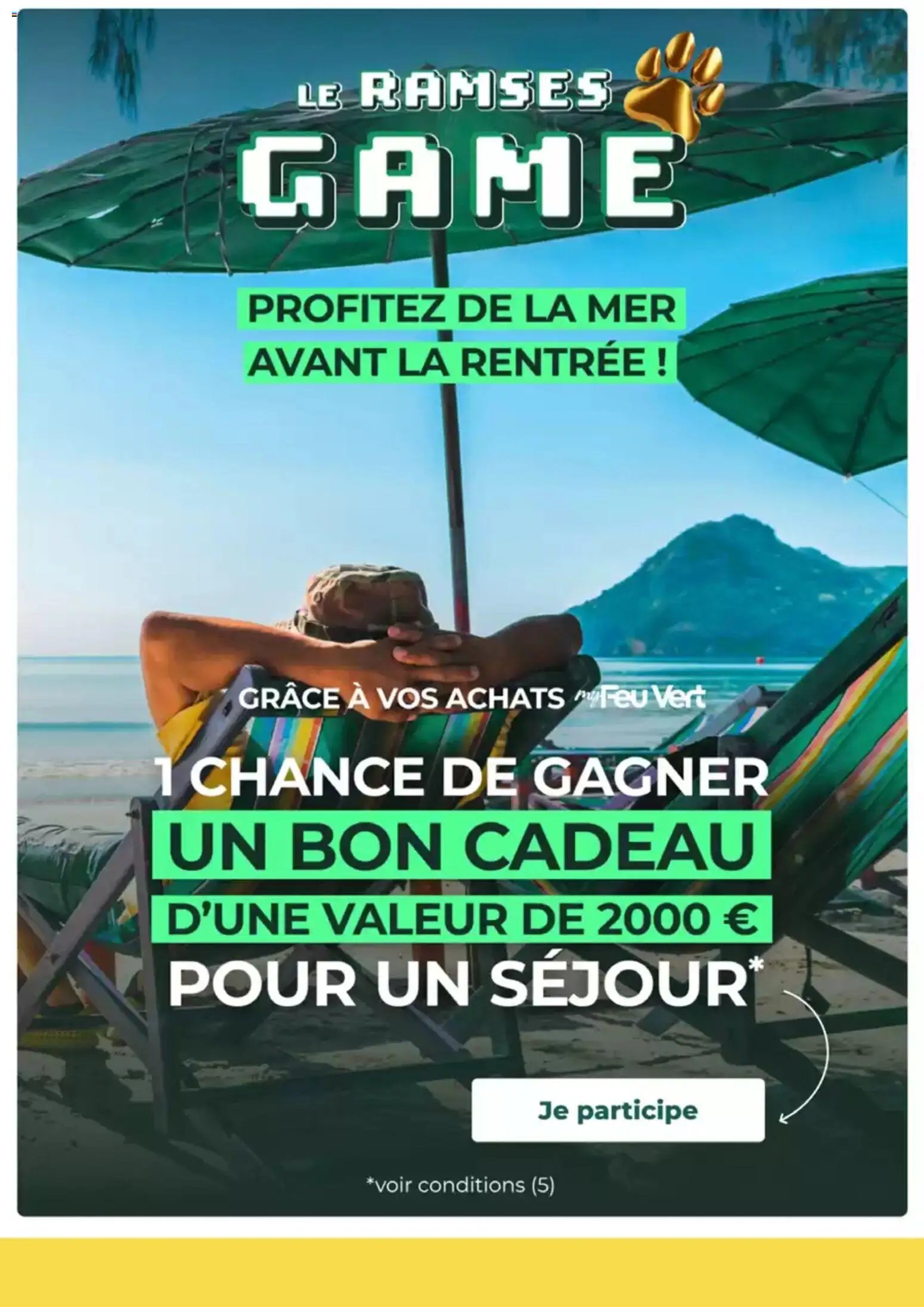 Feu Vert catalogue à partir du 29/07/2026 Feu Vert catalogue