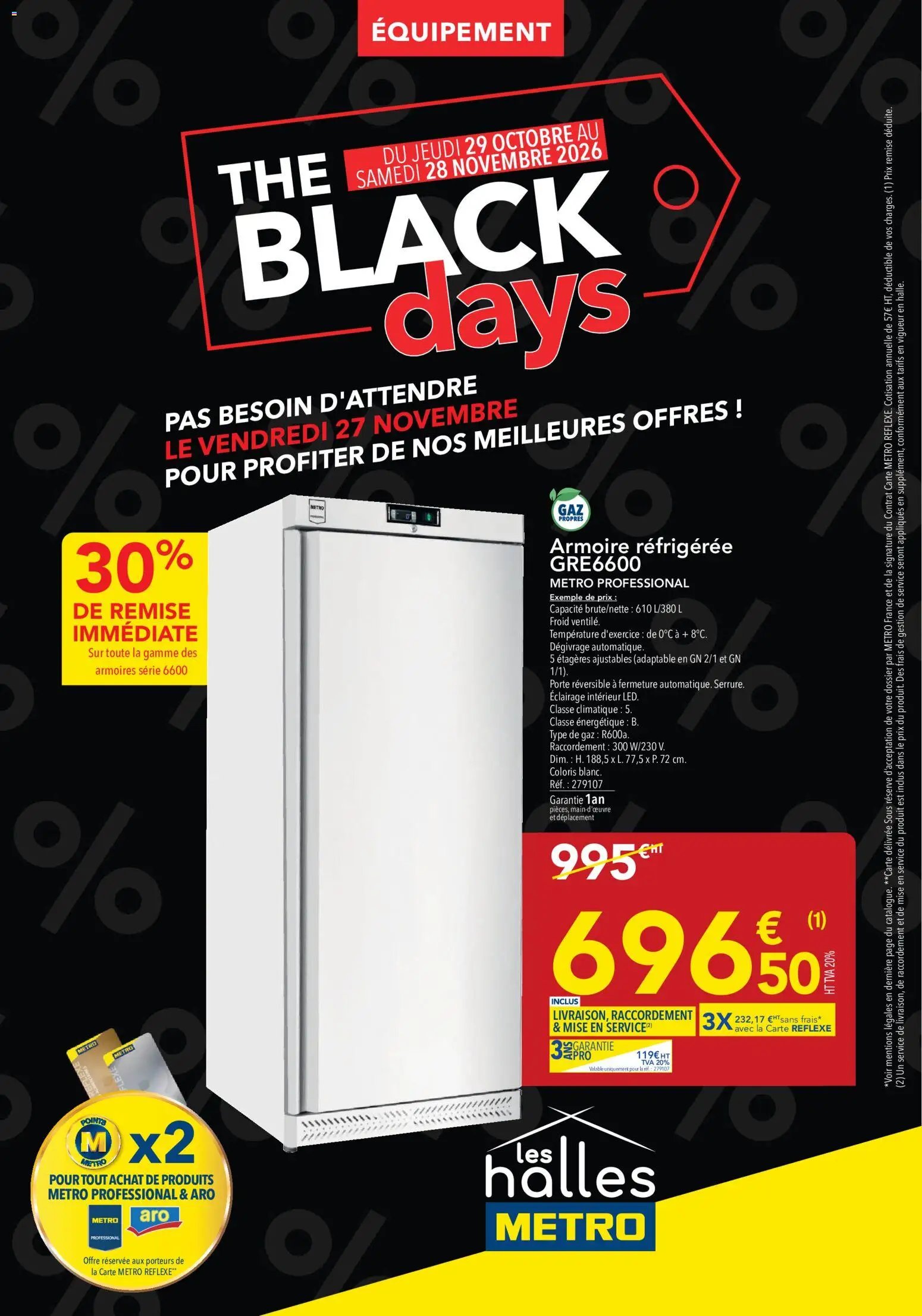 Catalogue METRO BLACK FRIDAY 2026 du 29/10