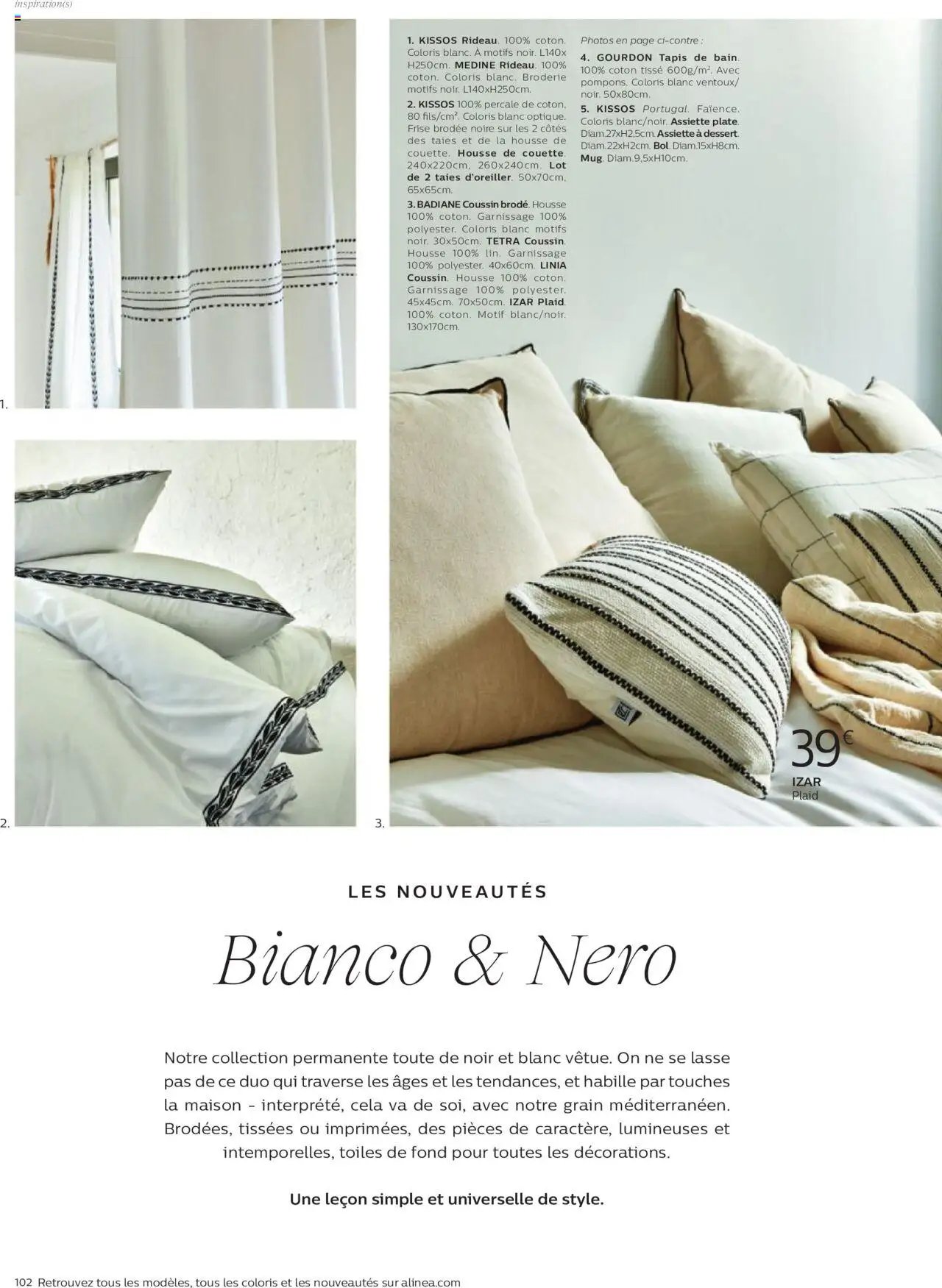 Alinéa catalogue à partir du 01/05/2024 Catalogue