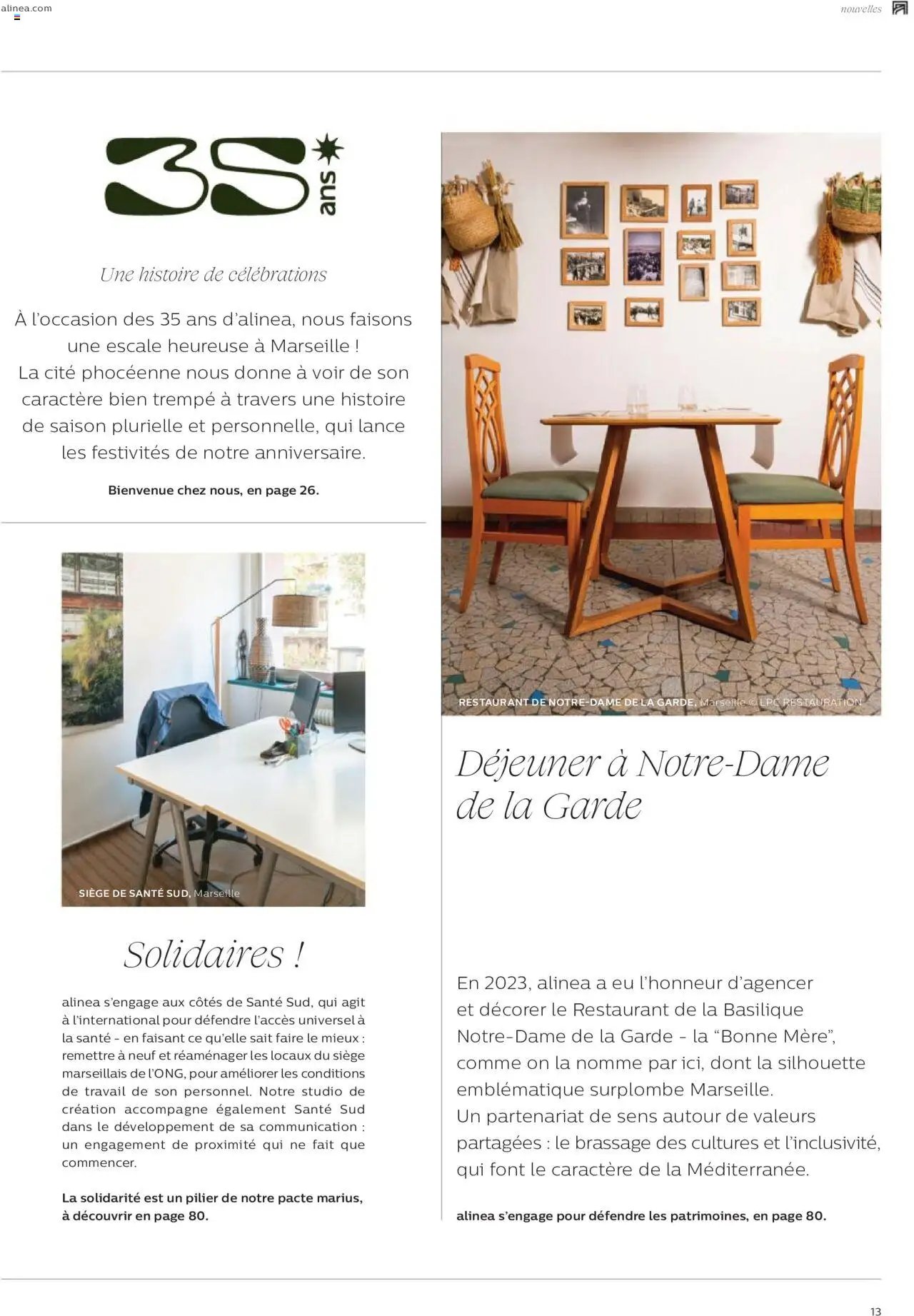 Alinéa catalogue à partir du 01/05/2024 Catalogue