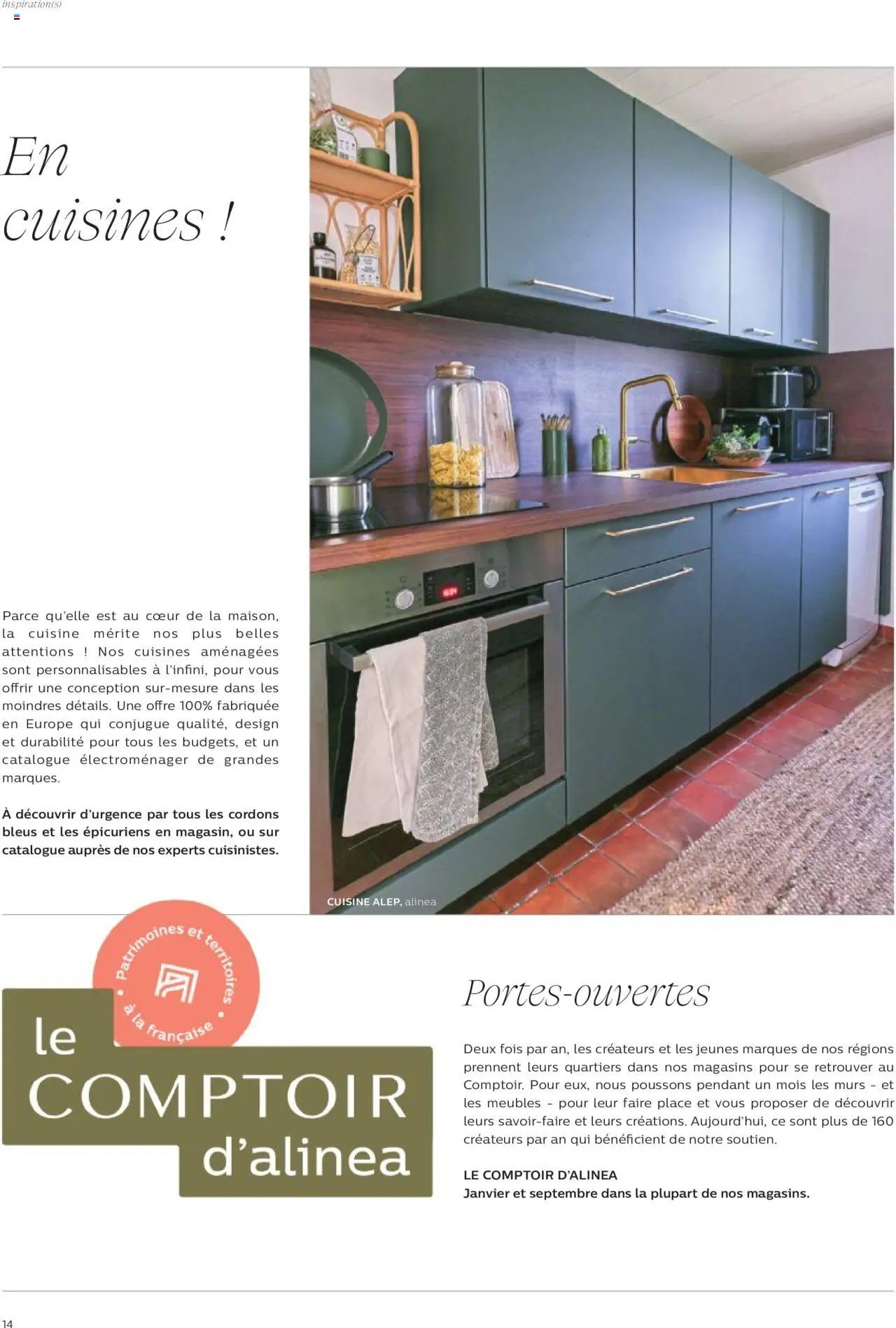 Alinéa catalogue à partir du 01/05/2024 Catalogue