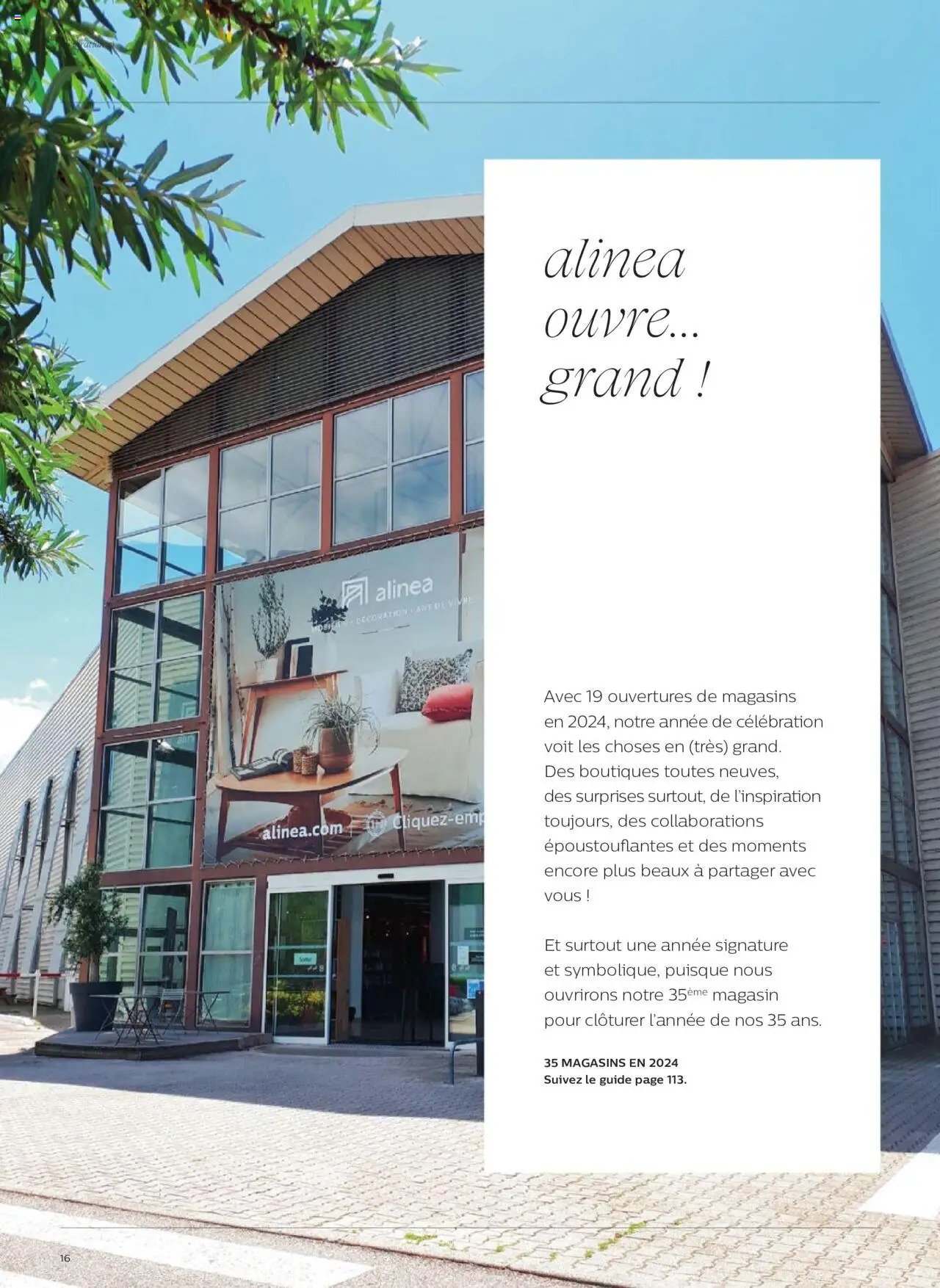 Alinéa catalogue à partir du 01/05/2024 Catalogue