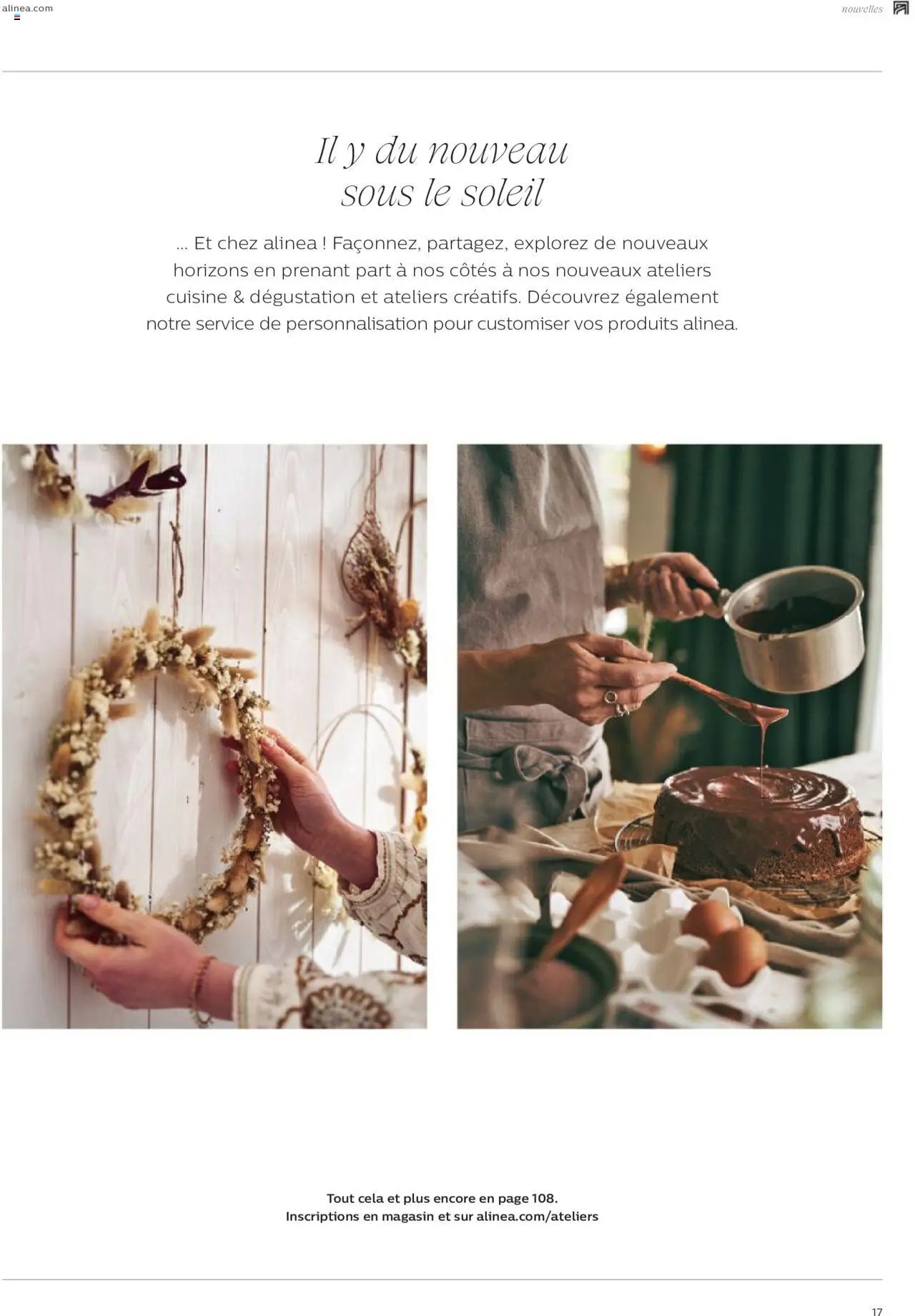 Alinéa catalogue à partir du 01/05/2024 Catalogue