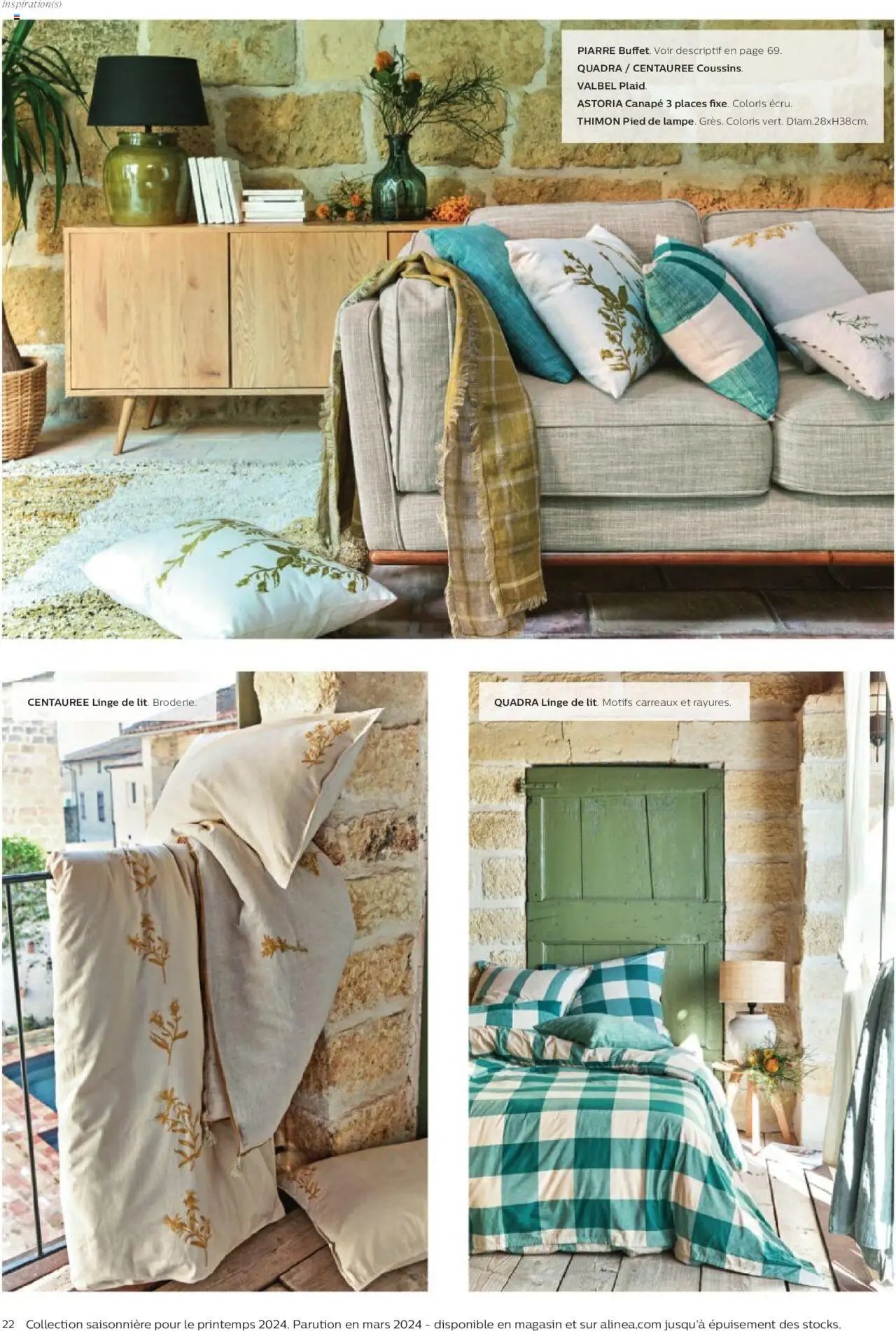 Alinéa catalogue à partir du 01/05/2024 Catalogue