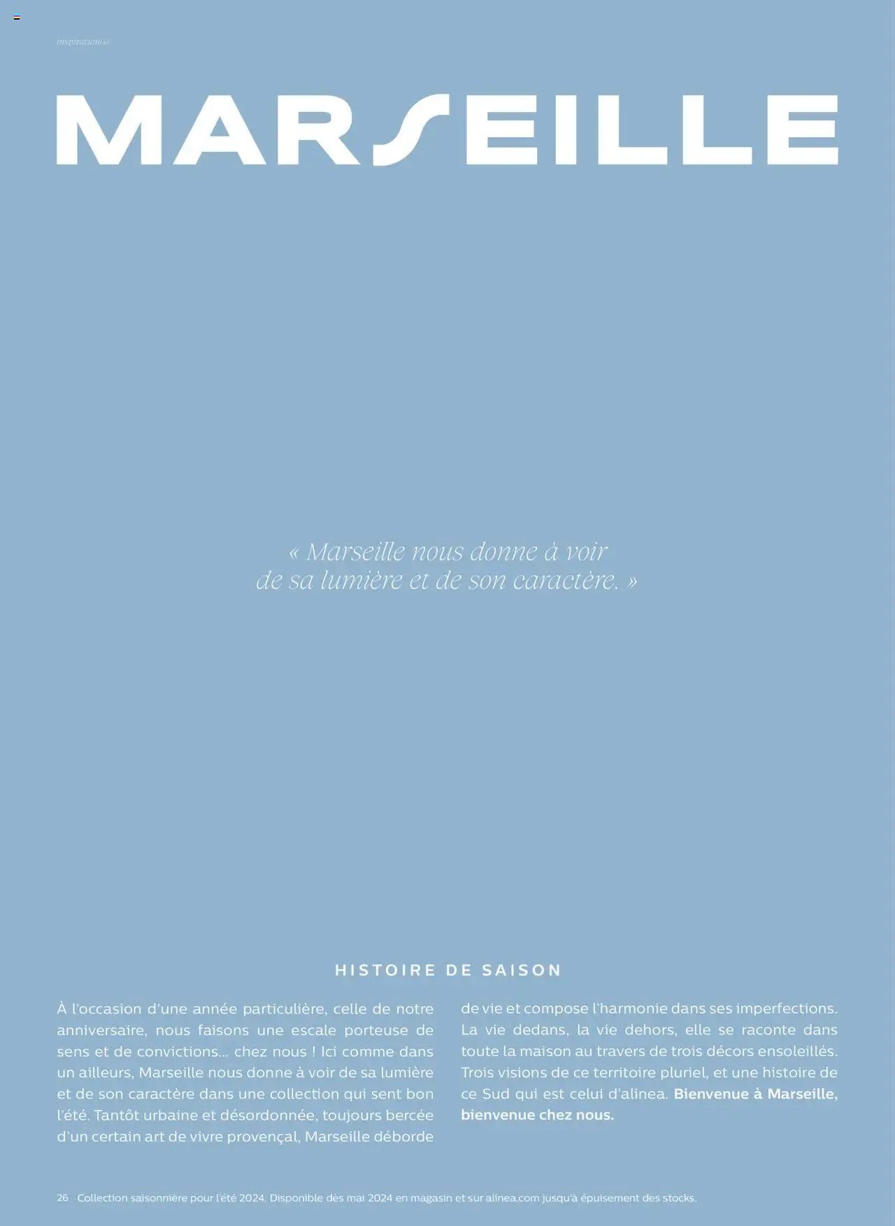 Alinéa catalogue à partir du 01/05/2024 Catalogue