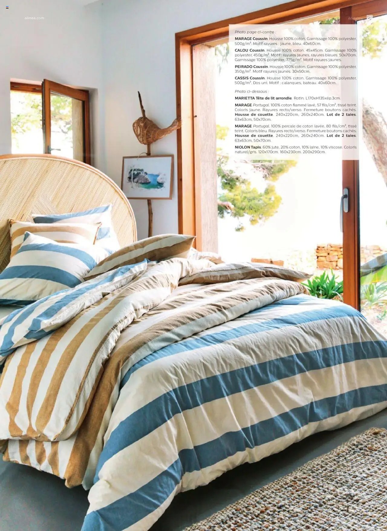 Alinéa catalogue à partir du 01/05/2024 Catalogue