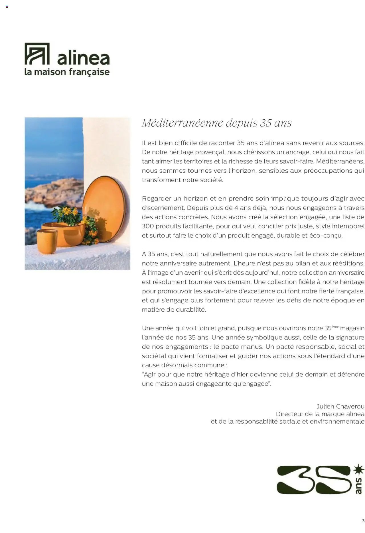 Alinéa catalogue à partir du 01/05/2024 Catalogue