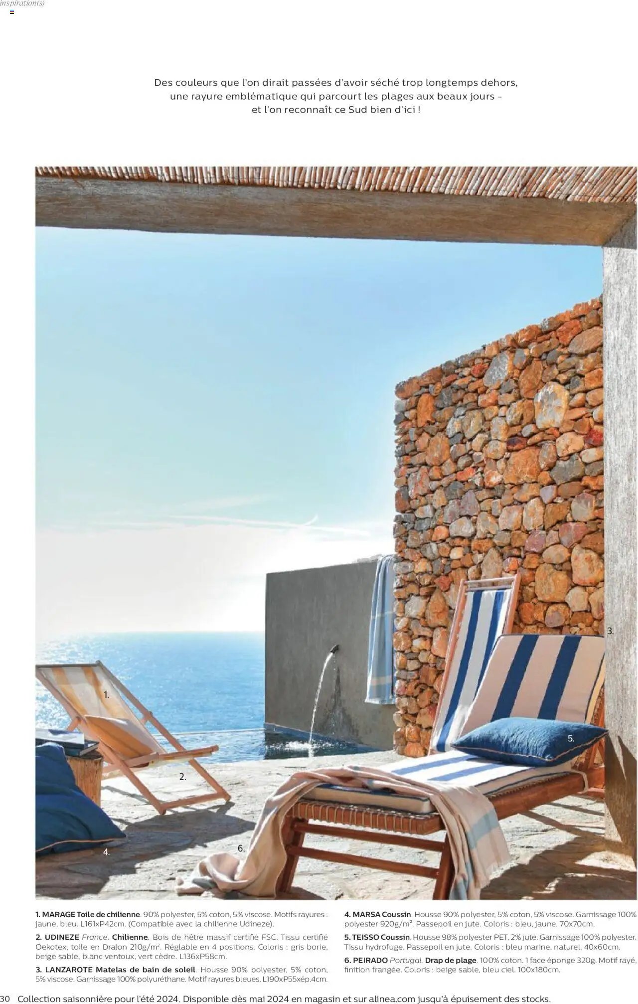 Alinéa catalogue à partir du 01/05/2024 Catalogue