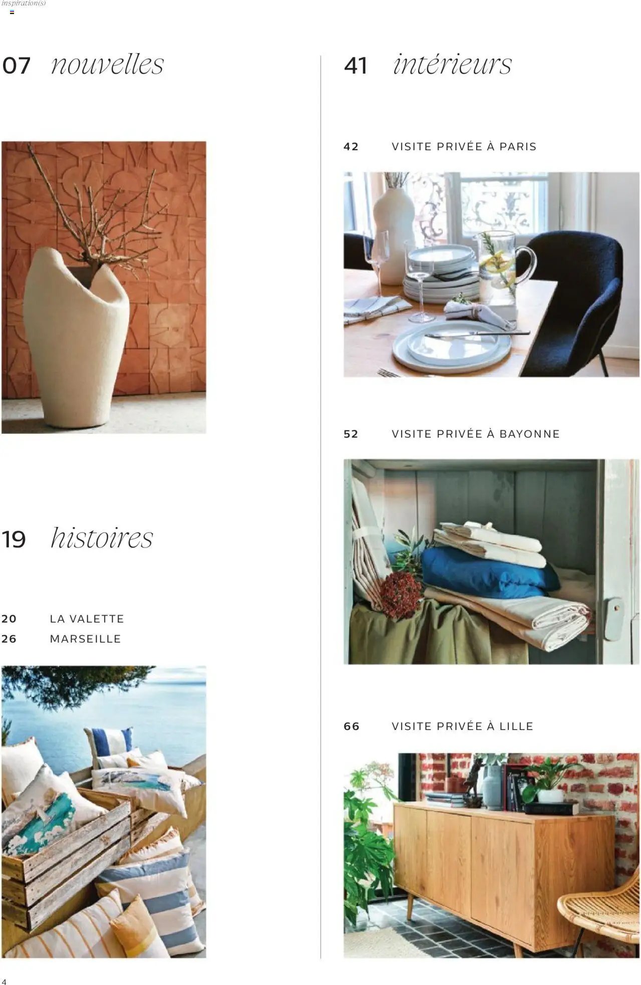 Alinéa catalogue à partir du 01/05/2024 Catalogue