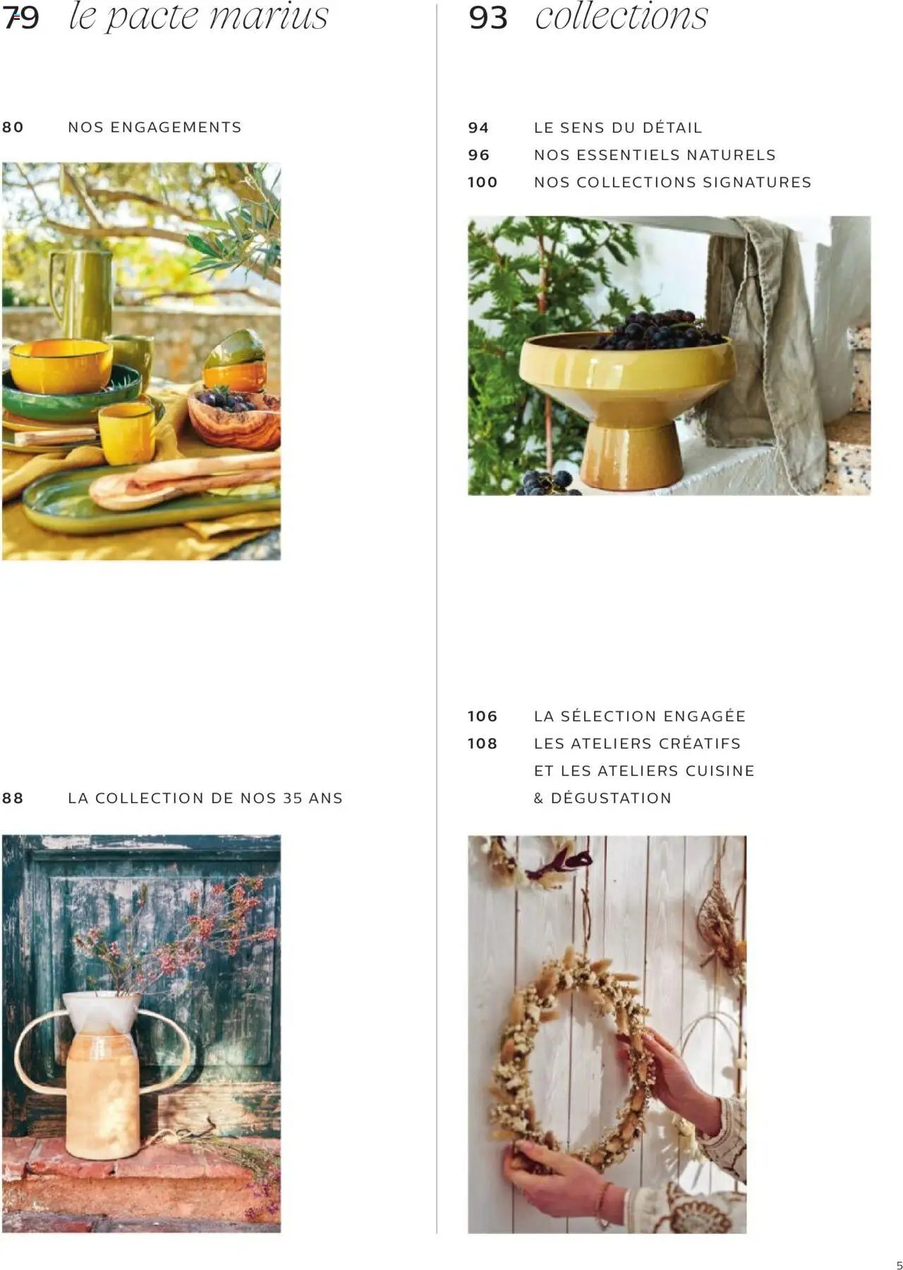 Alinéa catalogue à partir du 01/05/2024 Catalogue