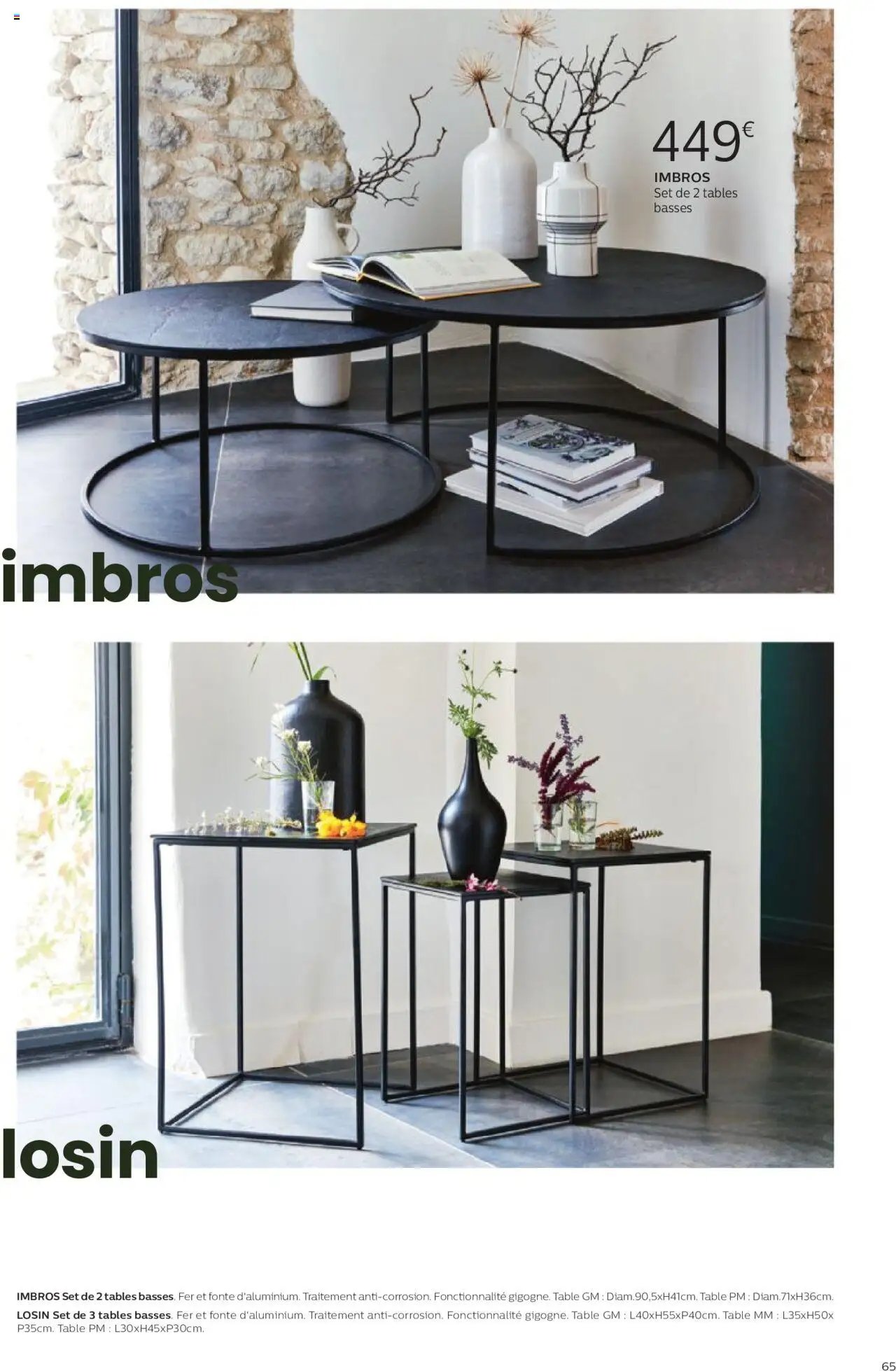 Alinéa catalogue à partir du 01/05/2024 Catalogue