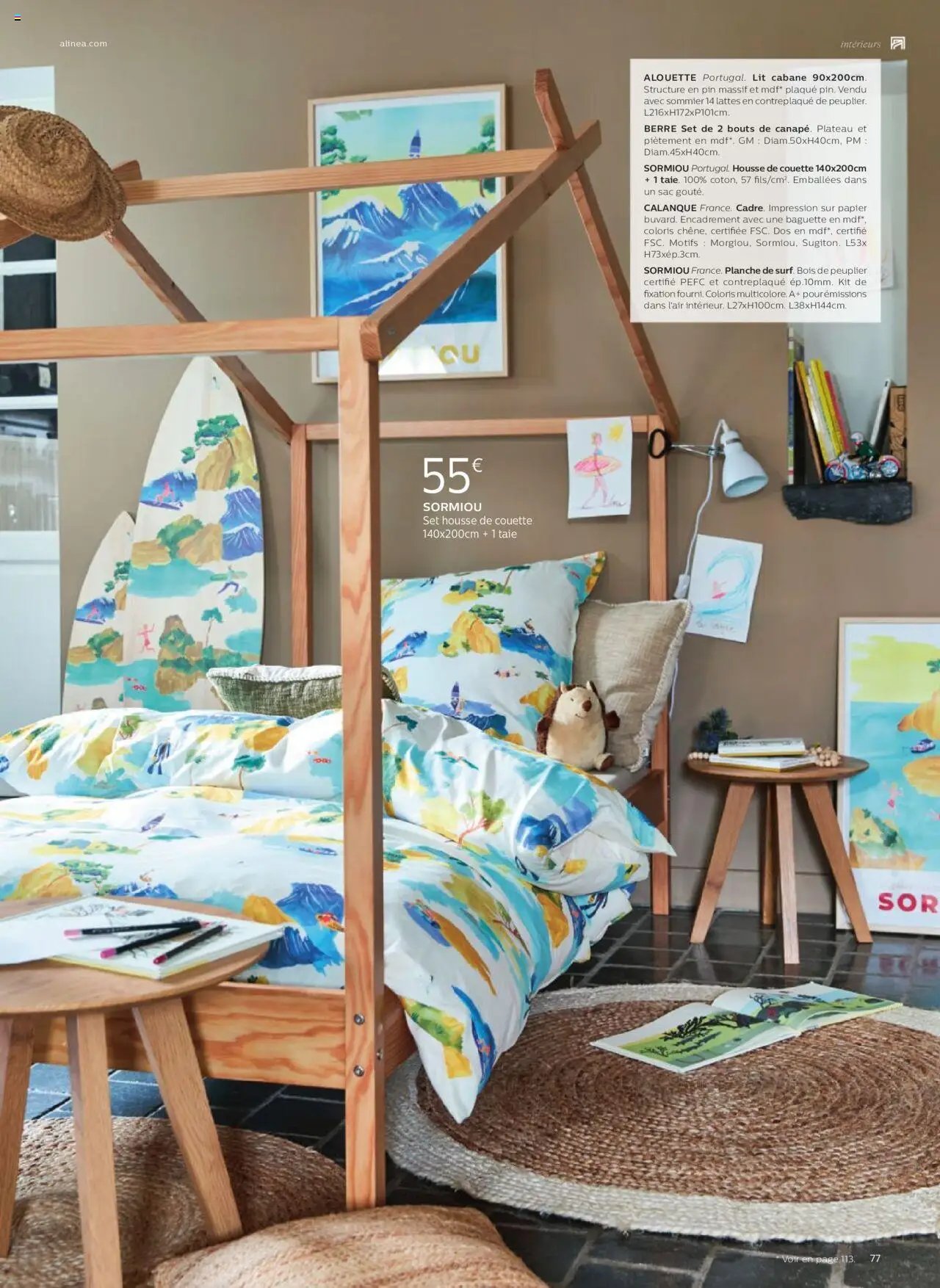 Alinéa catalogue à partir du 01/05/2024 Catalogue