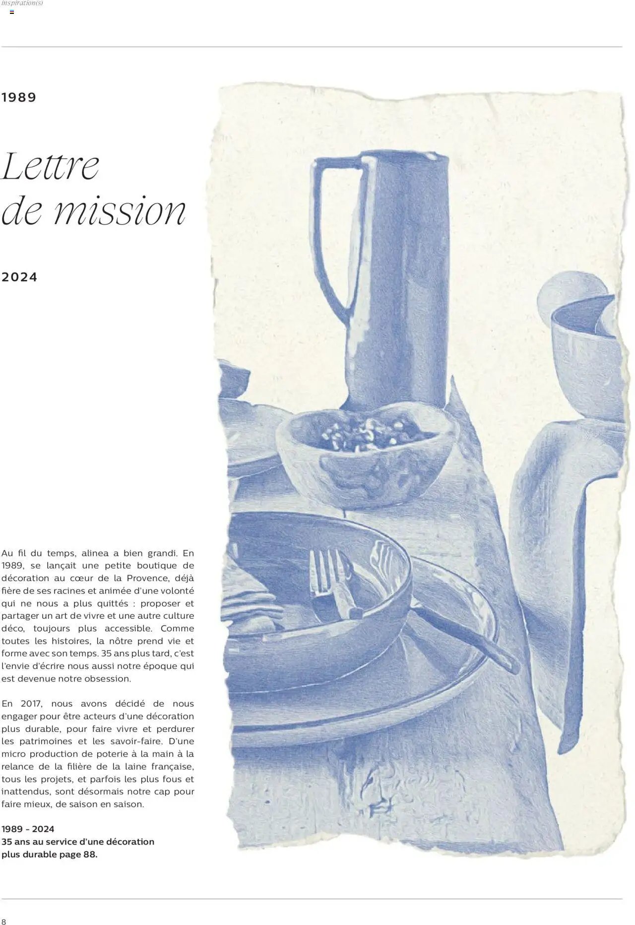 Alinéa catalogue à partir du 01/05/2024 Catalogue