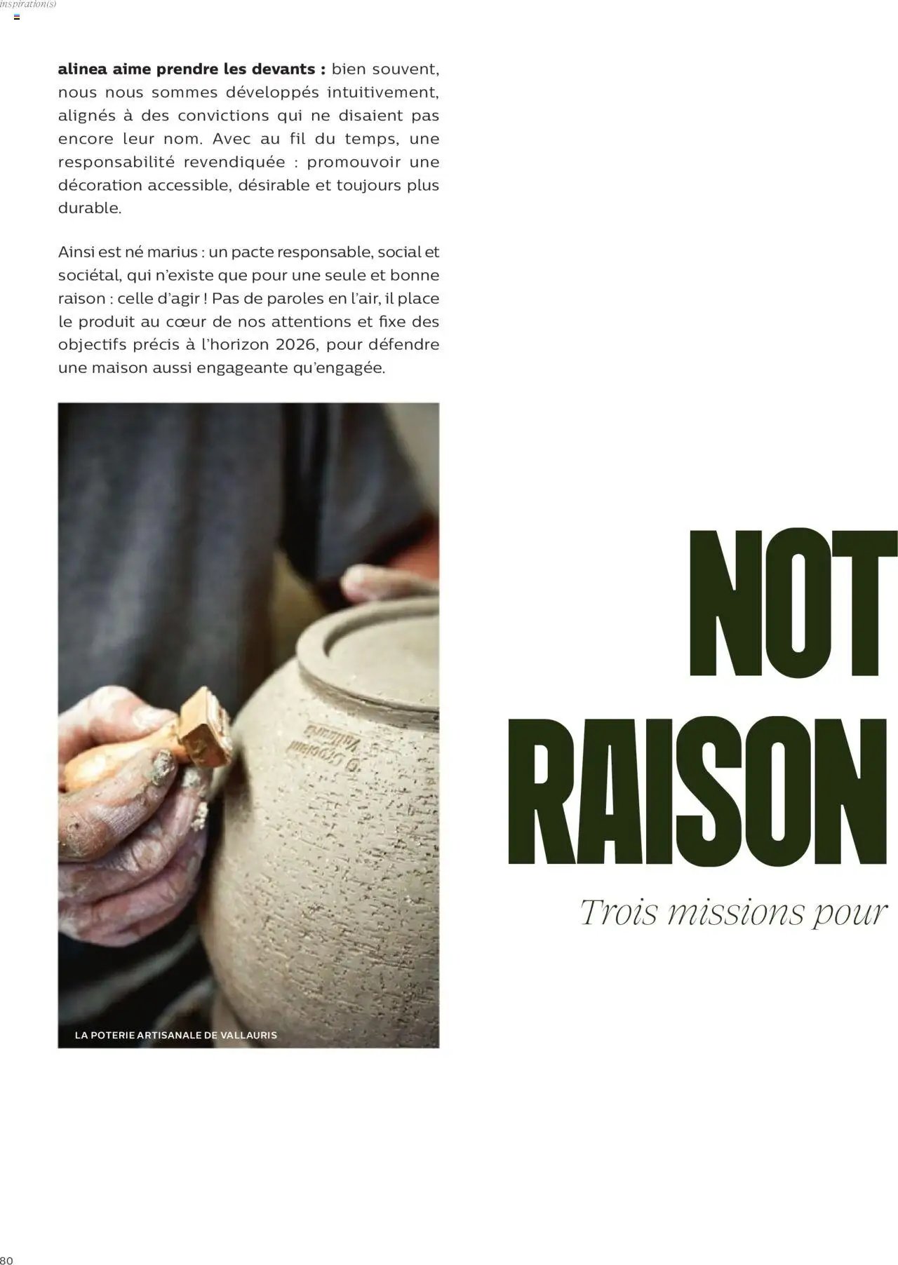 Alinéa catalogue à partir du 01/05/2024 Catalogue