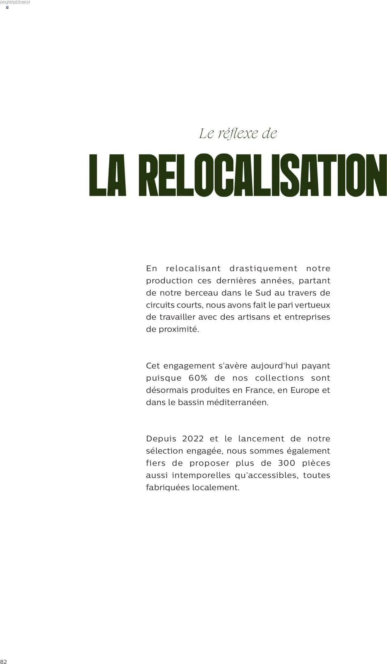 Alinéa catalogue à partir du 01/05/2024 Catalogue