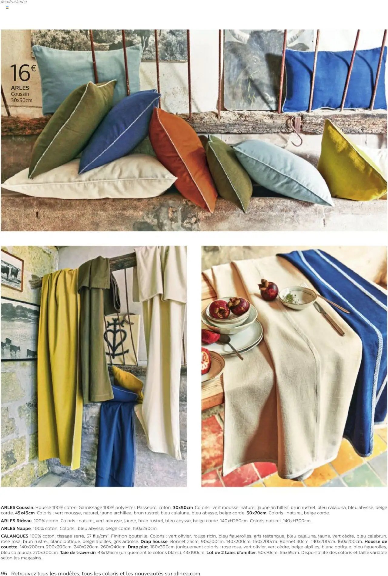 Alinéa catalogue à partir du 01/05/2024 Catalogue