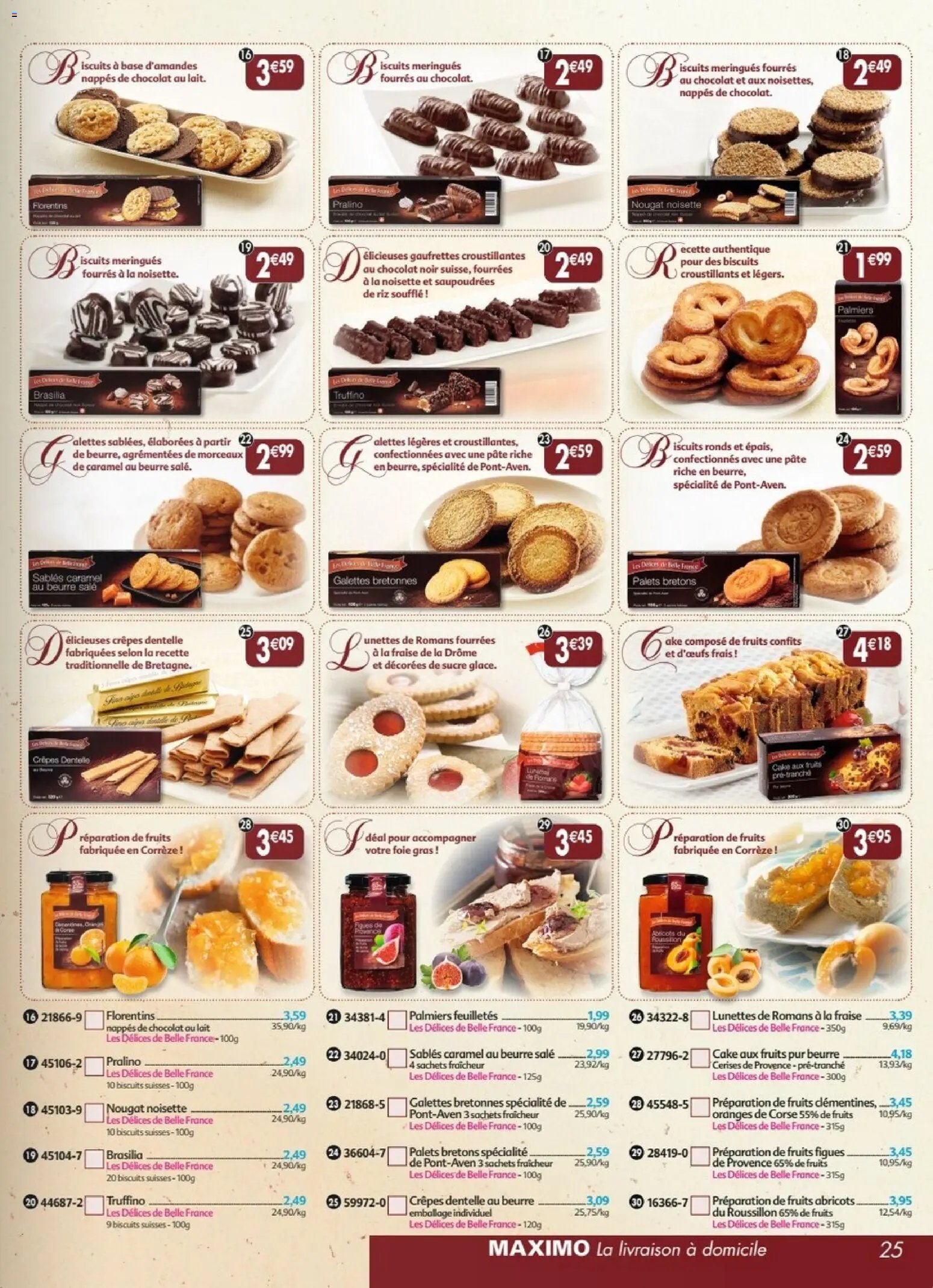 Maximo catalogue à partir du 27/03/2026 Maximo catalogue epicerie