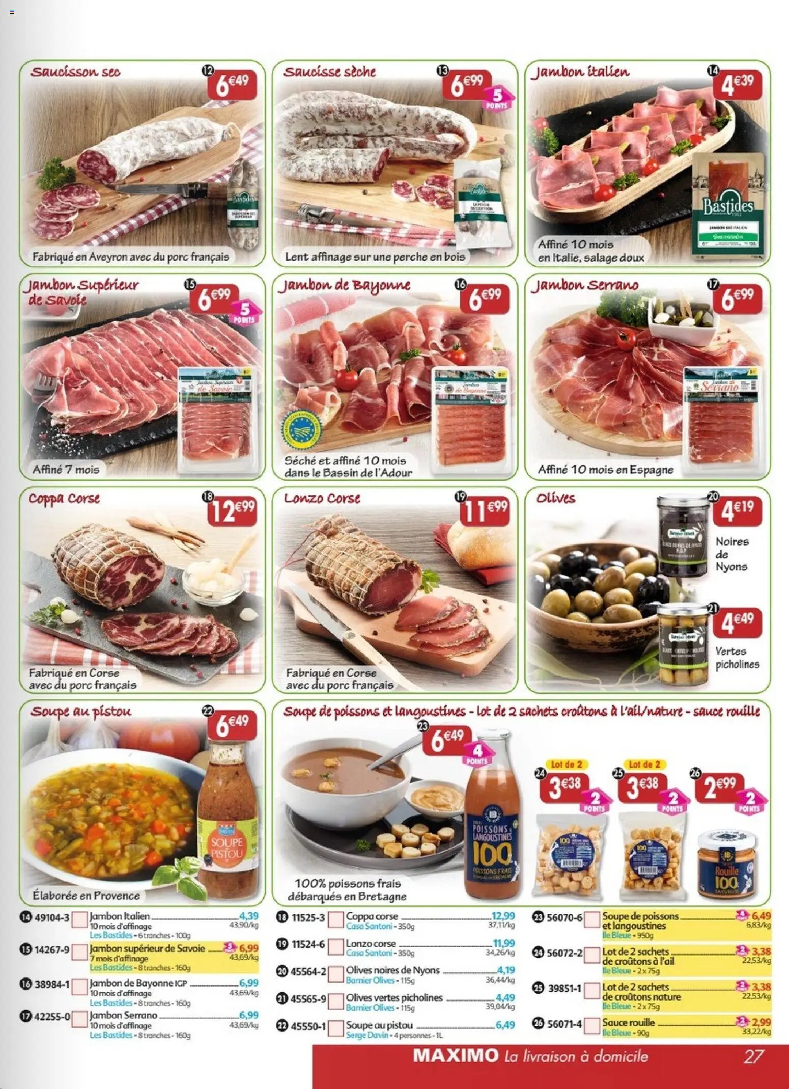 Maximo catalogue à partir du 27/03/2026 Maximo catalogue epicerie