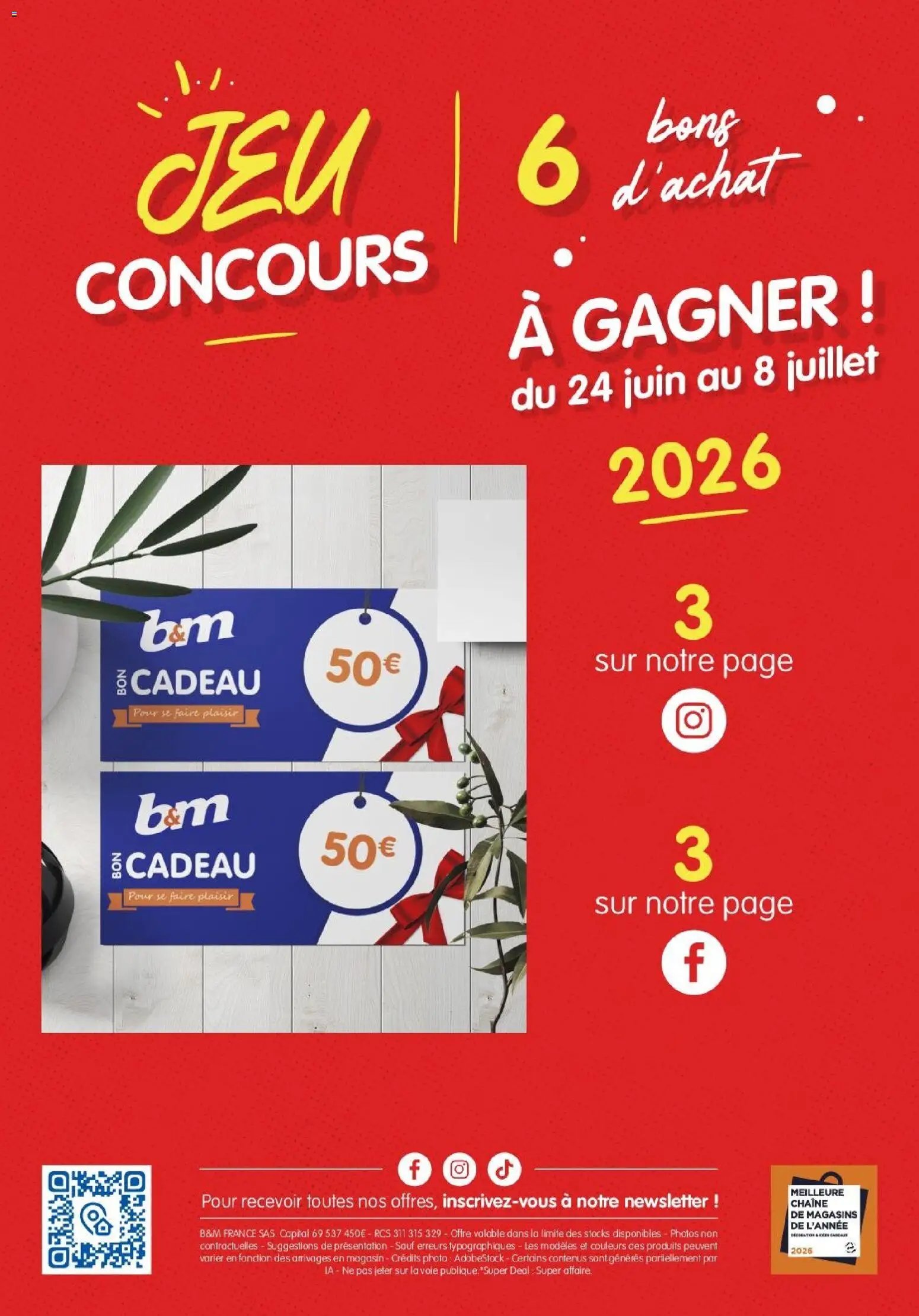 B&M catalogue à partir du 24/06/2026 B&M Super Deal