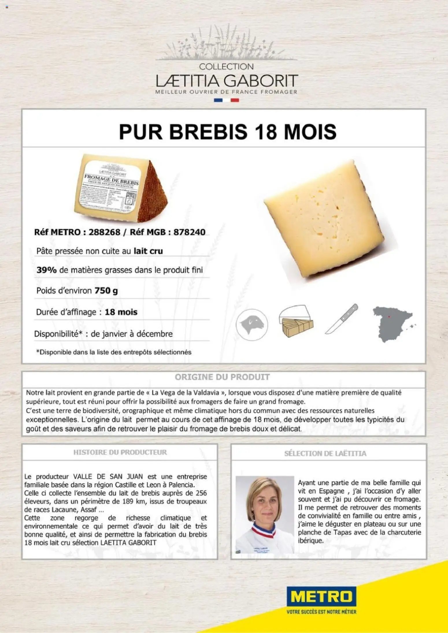METRO catalogue à partir du 01/01/2026 METRO - Collection Laetitia Gaborit