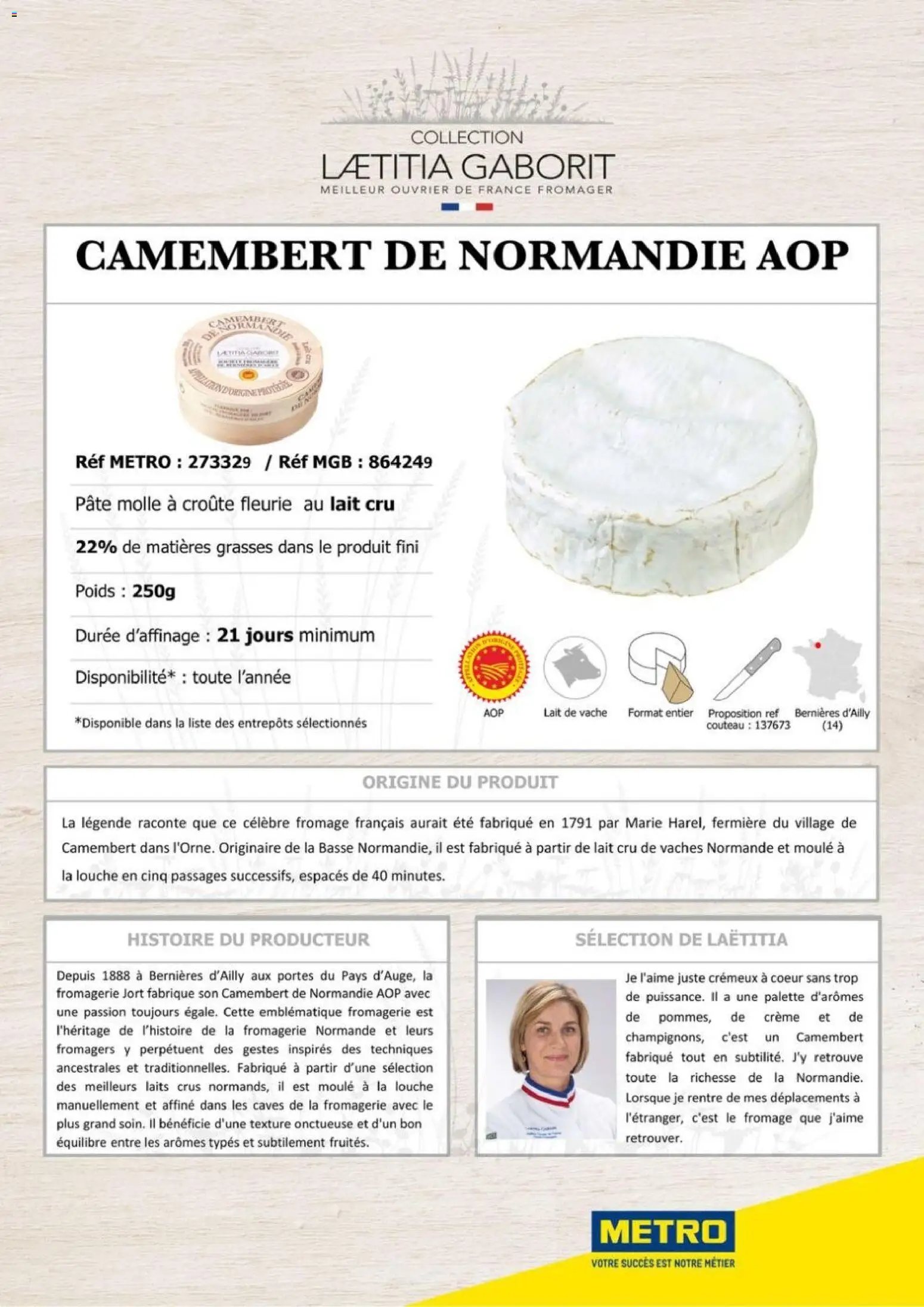 METRO catalogue à partir du 01/01/2026 METRO - Collection Laetitia Gaborit