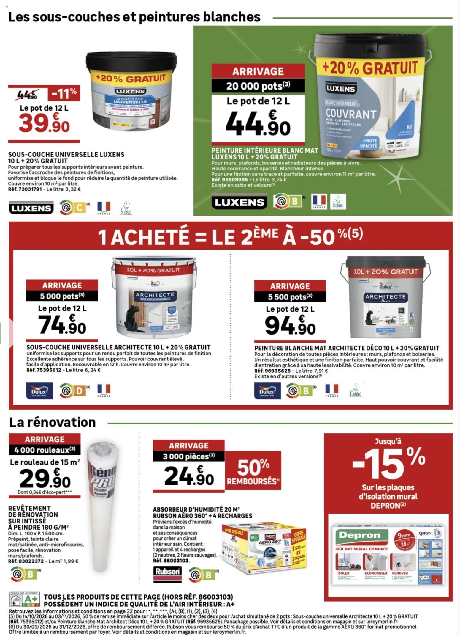 Leroy Merlin catalogue 14/10/2026 - nouveau prospectus