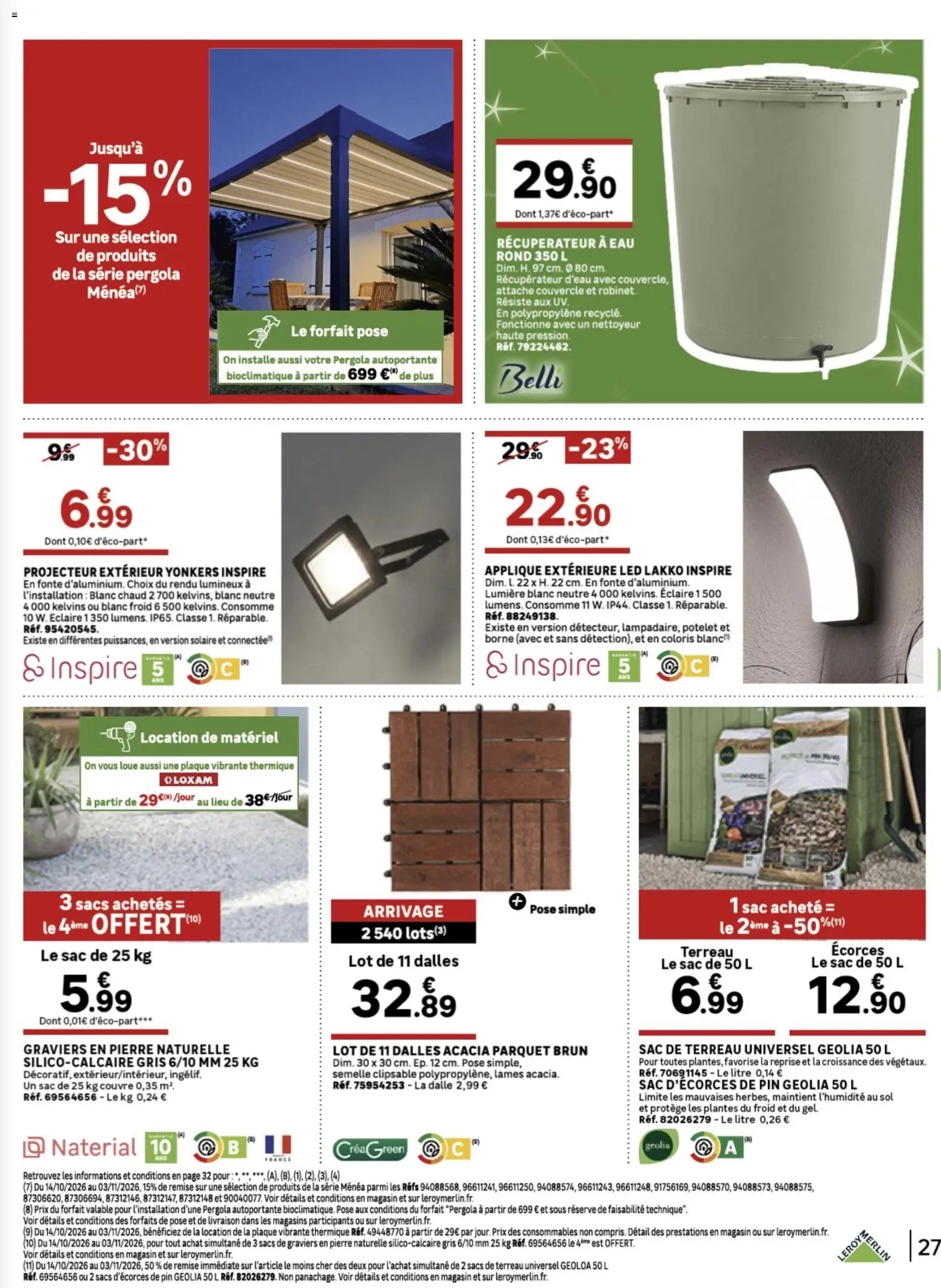 Leroy Merlin catalogue 14/10/2026 - nouveau prospectus